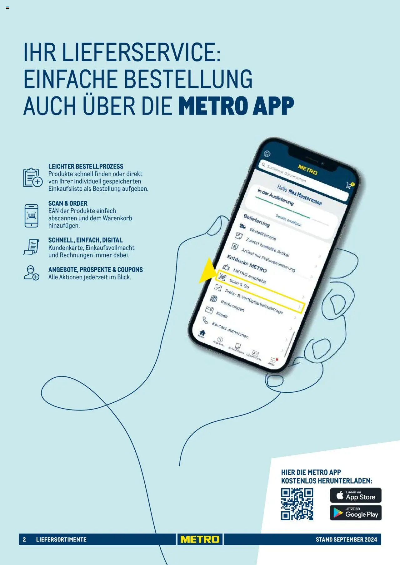 Metro  Sortimentskatalog Lieferservice – gültig ab 17.09.2024 | Seite: 2