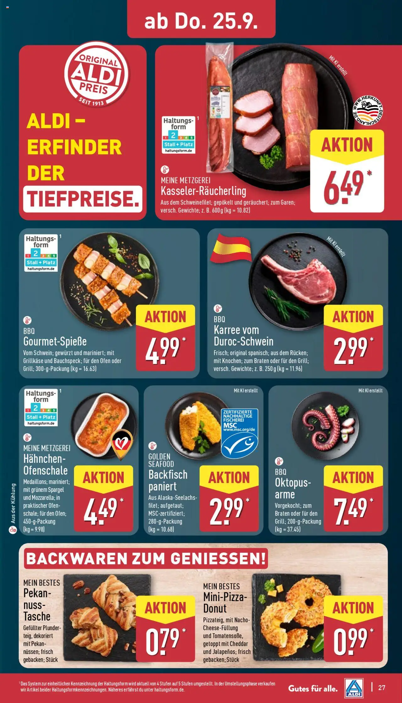 Aldi Prospekt 	 – gültig ab 22.09.2025 | Seite: 31 | Produkte: Tasche, Ofen, Hahnchen, Spargel