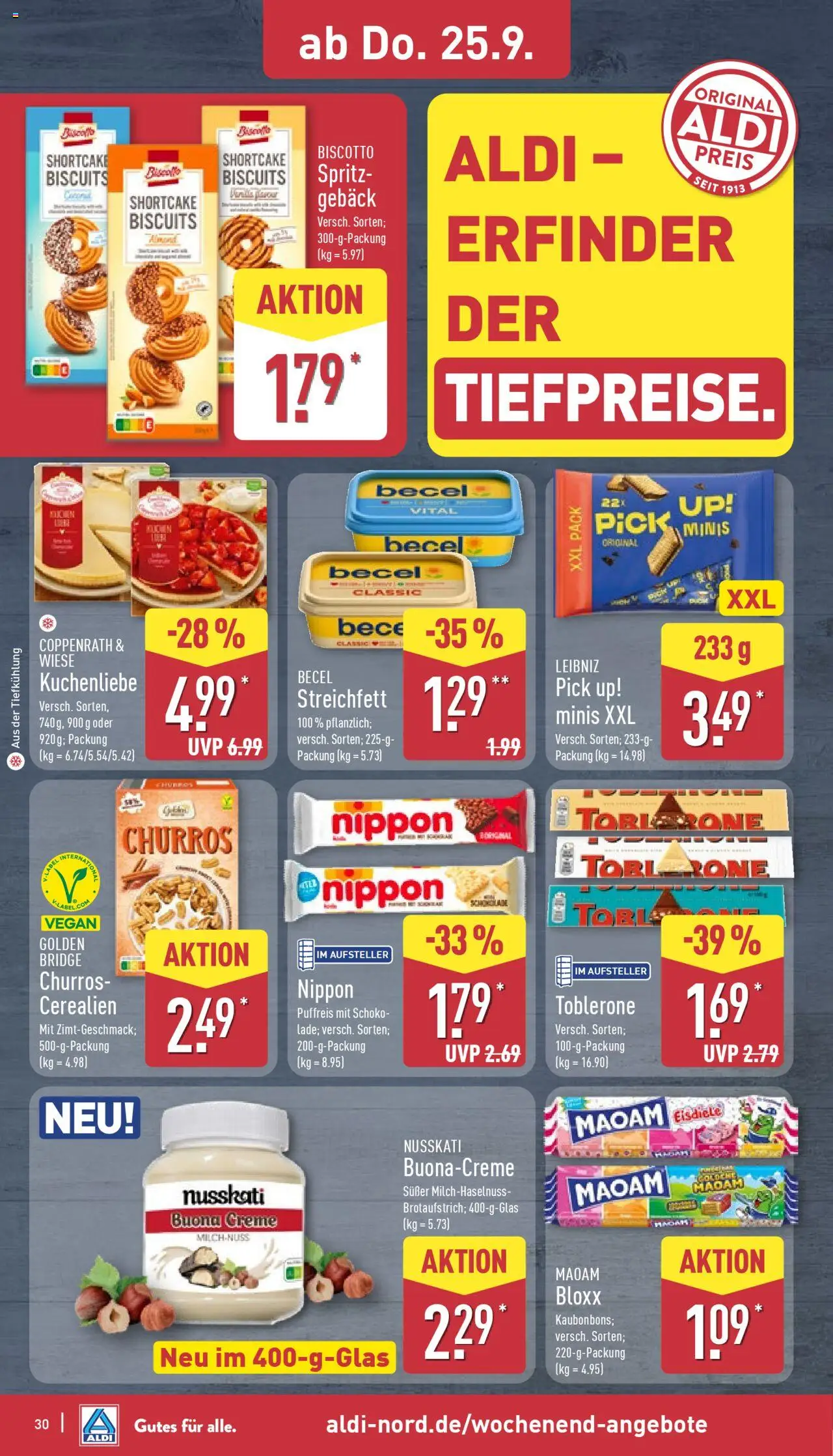 Aldi Prospekt 	 – gültig ab 22.09.2025 | Seite: 34 | Produkte: Becel, Creme