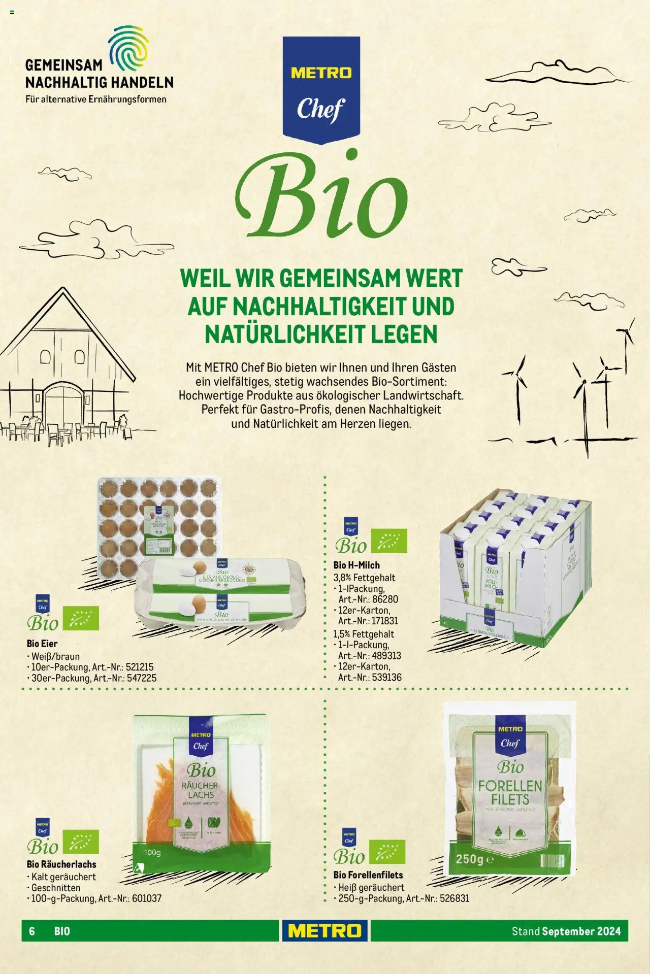Metro  Eigenmarkensortiment – gültig ab 19.09.2024 | Seite: 6 | Produkte: Eier, Lachs, Räucherlachs