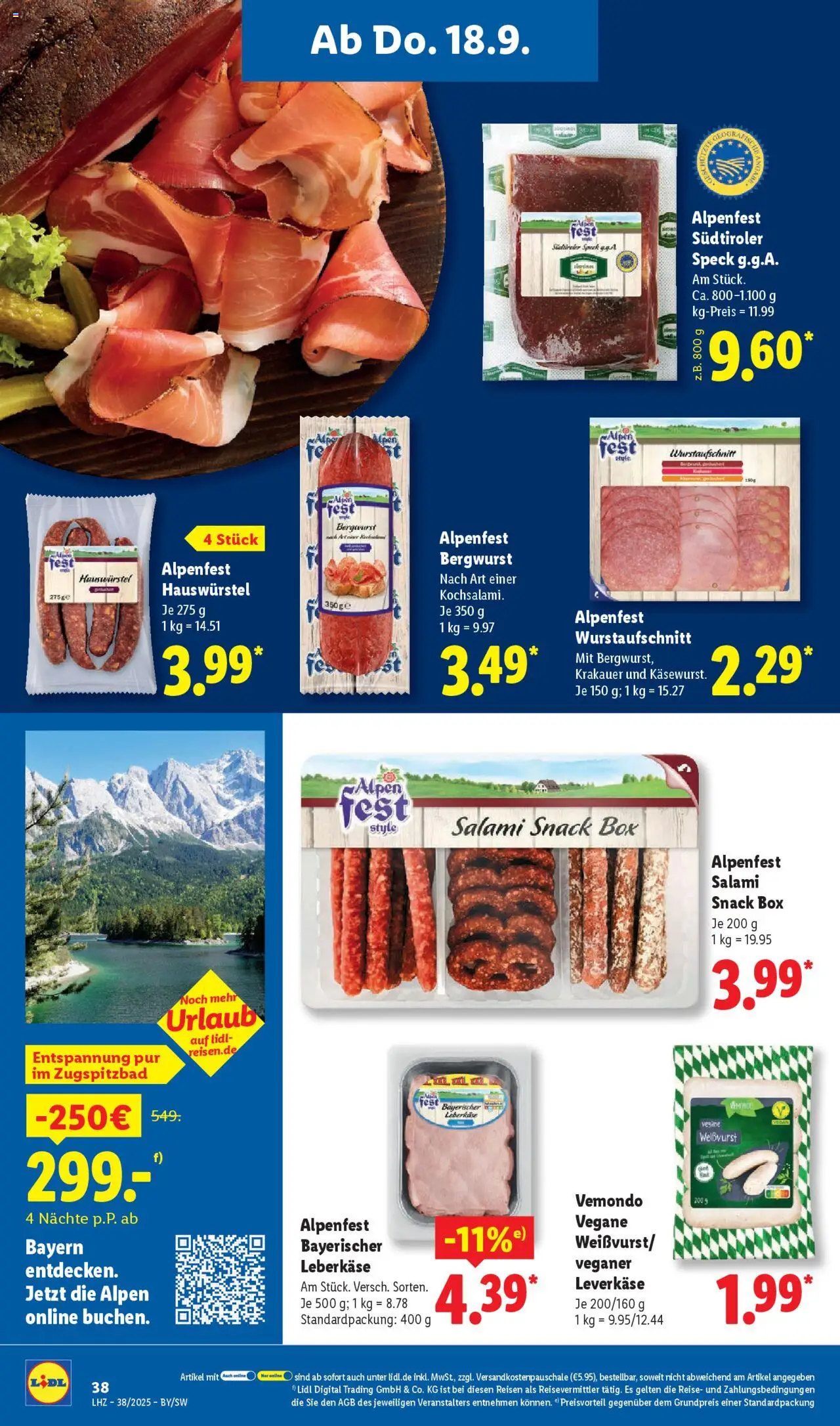 Lidl Prospekt Gundelsheim – gültig ab 15.09.2025 | Seite: 54 | Produkte: Box, Salami, Leberkase