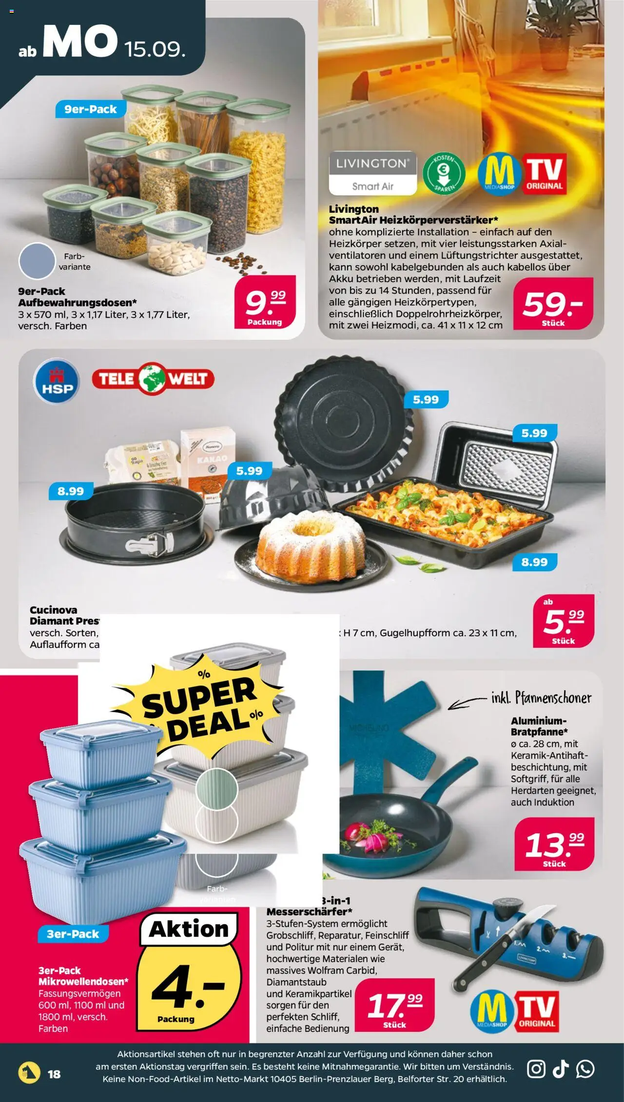 Netto Prospekt 	 – gültig ab 15.09.2025 | Seite: 18 | Produkte: Eier, Heizkörper