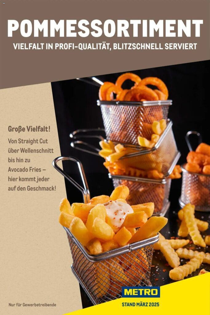 Metro – Pommessortiment (ab 01.03.2025) zum Blättern