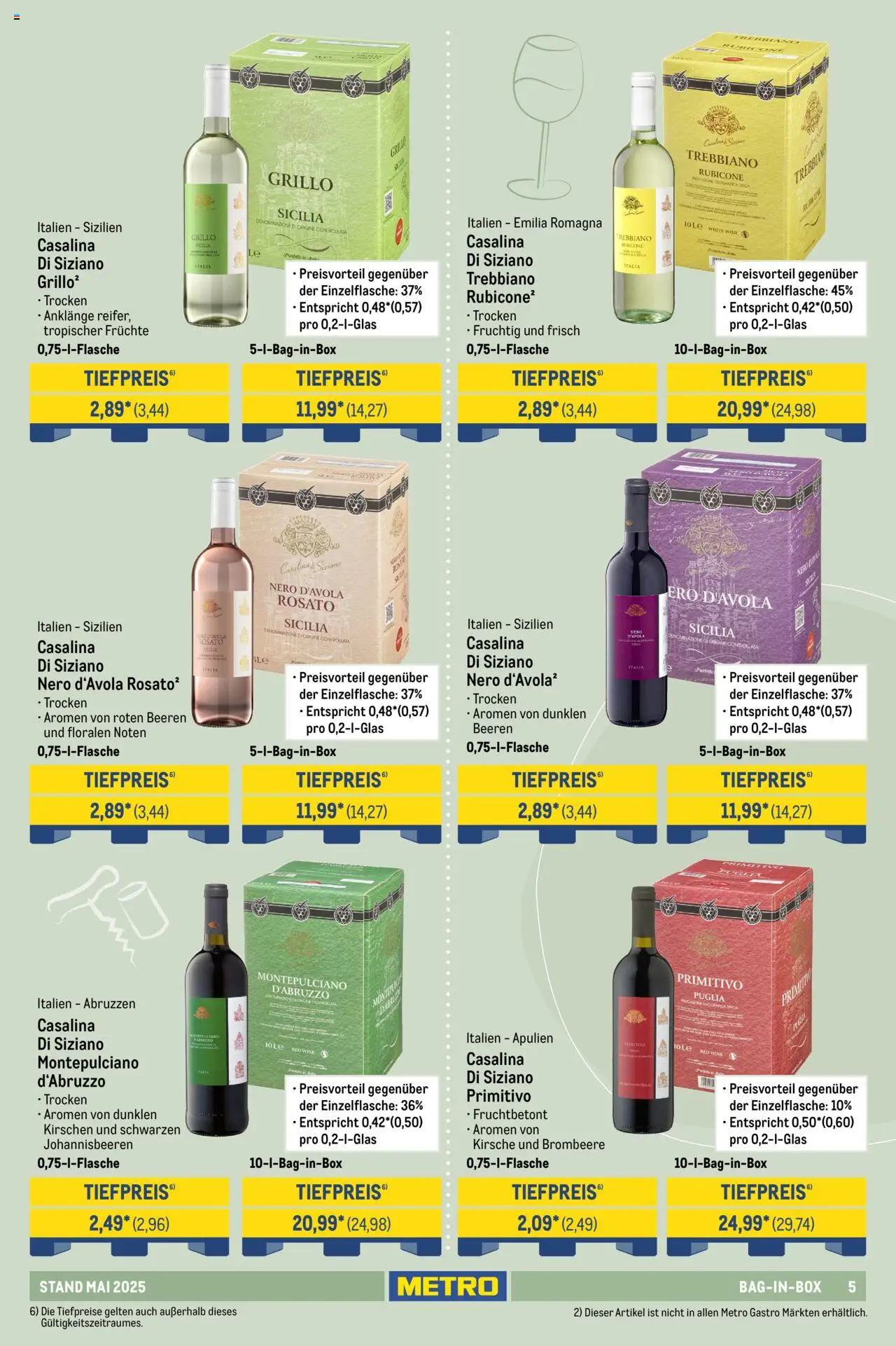 Metro Hauswein-Katalog – gültig ab 01.05.2025 | Seite: 5 | Produkte: Kirschen