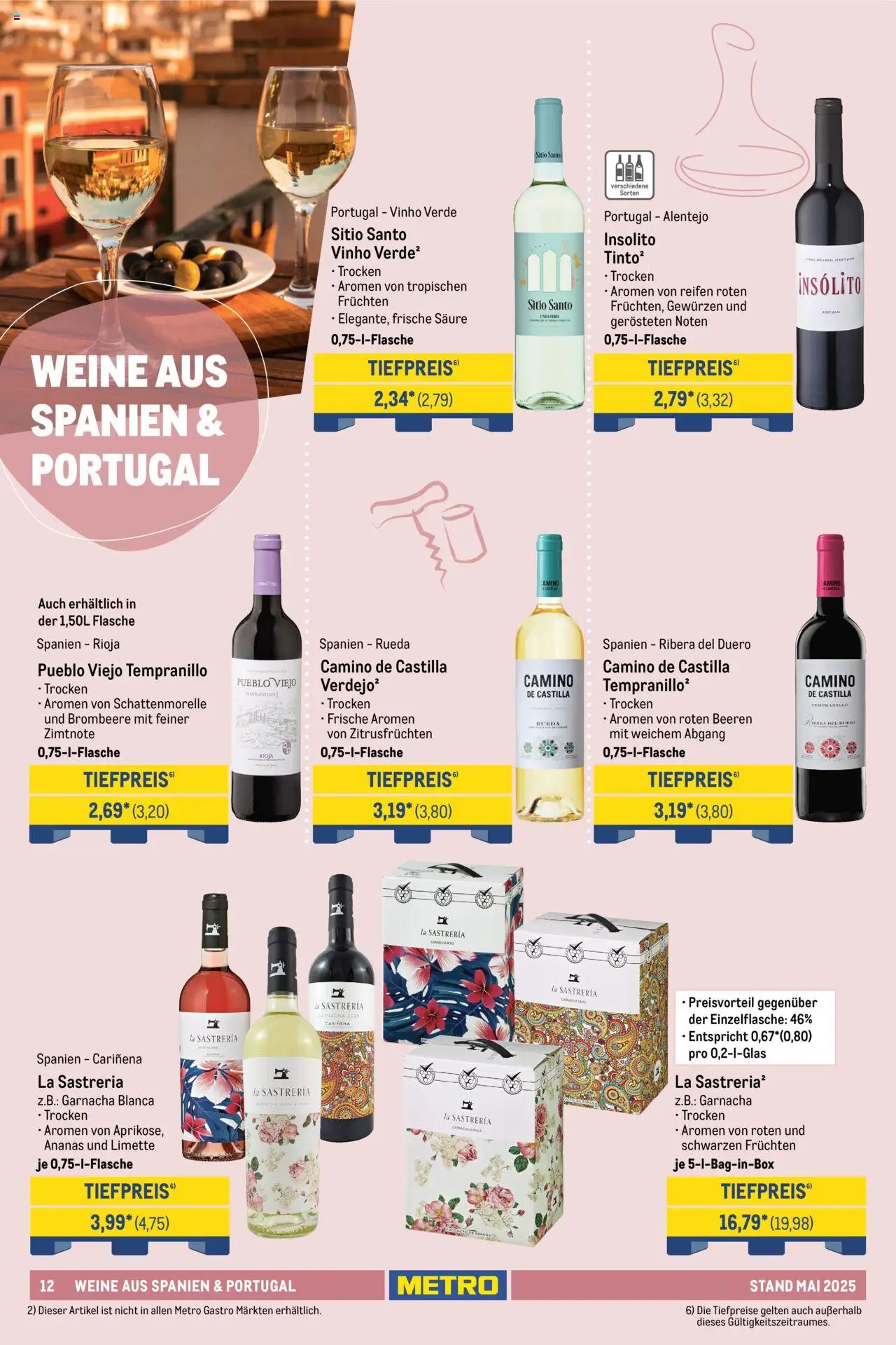 Metro Hauswein-Katalog – gültig ab 01.05.2025 | Seite: 12 | Produkte: Ananas, Limette