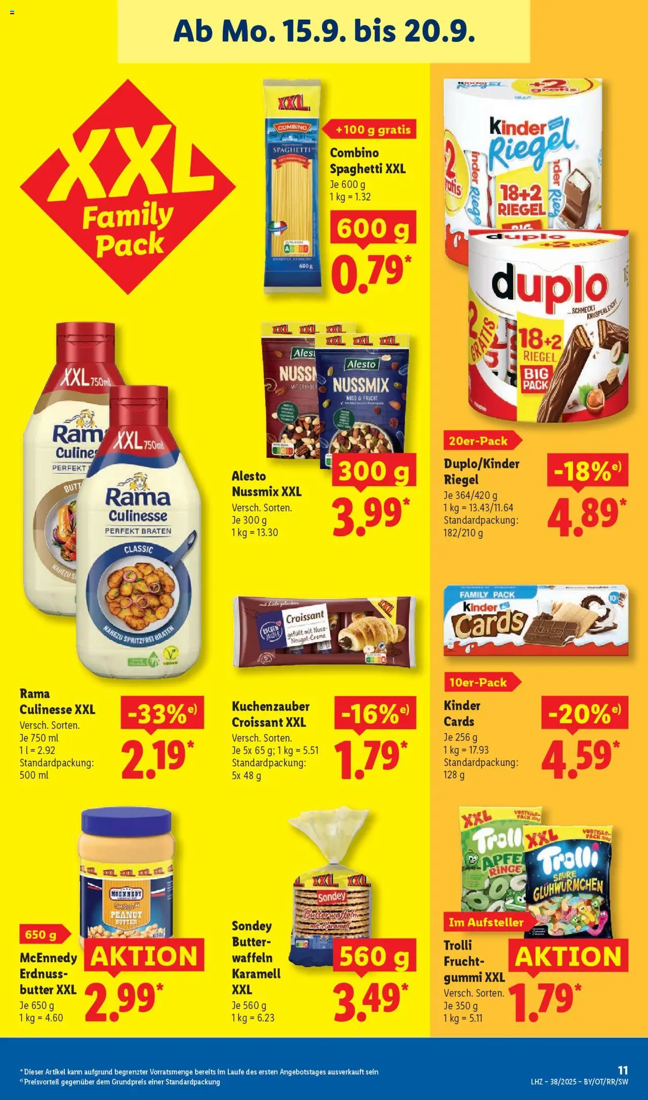 Lidl Prospekt Uffenheim – gültig ab 15.09.2025 | Seite: 19 | Produkte: Rama, Butter, Creme, Croissant