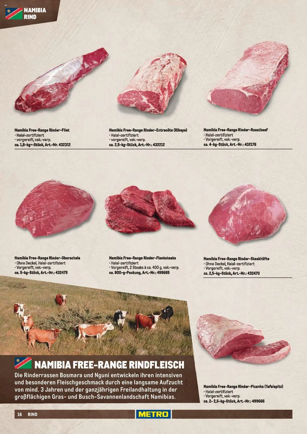 Metro  Fleischsortiment – gültig ab 01.05.2025 | Seite: 16 | Produkte: Tafelspitz, Rinderfilet, Roastbeef, Steak
