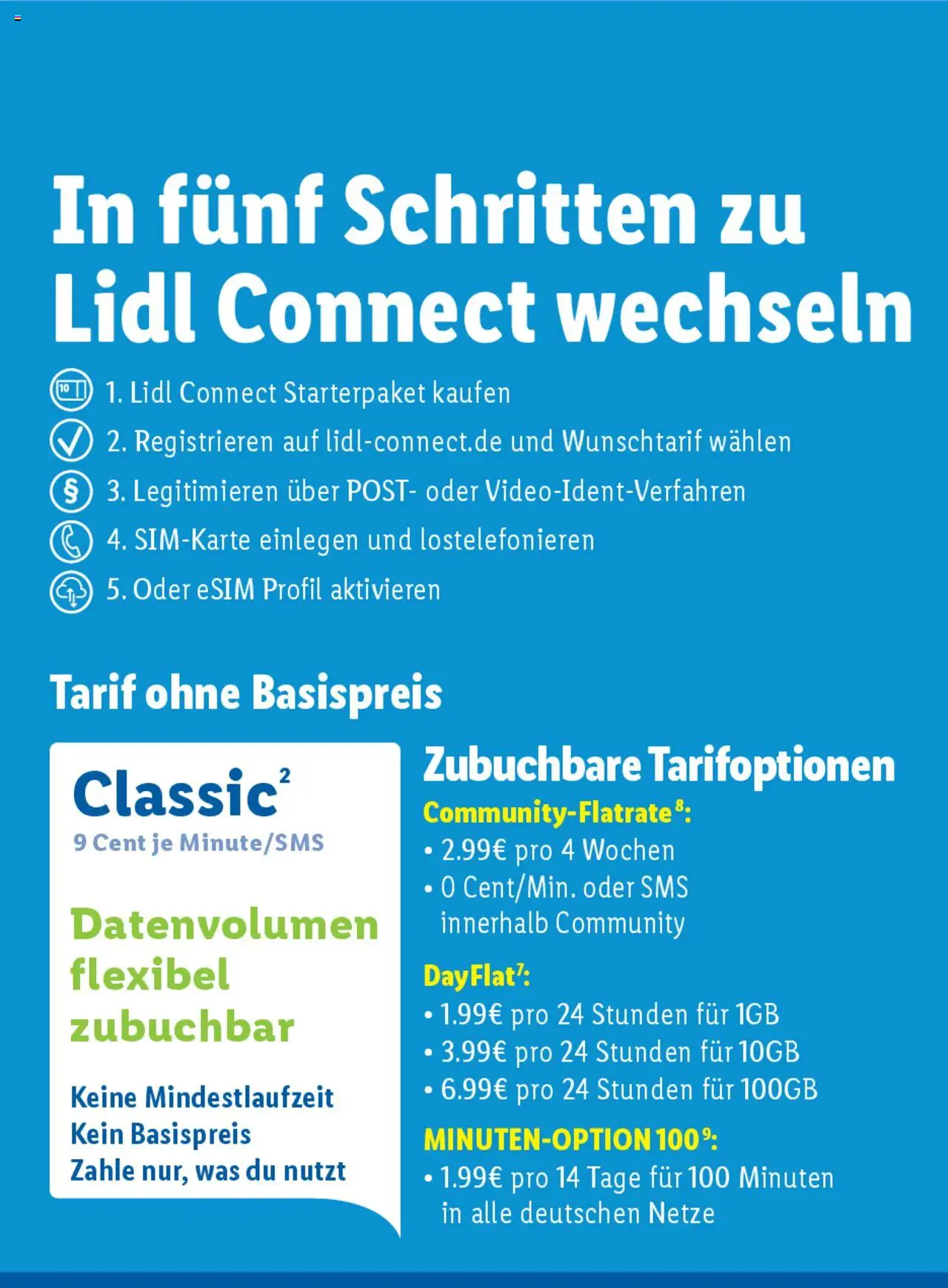 Lidl Tarifübersicht – gültig ab 01.01.2025 | Seite: 3
