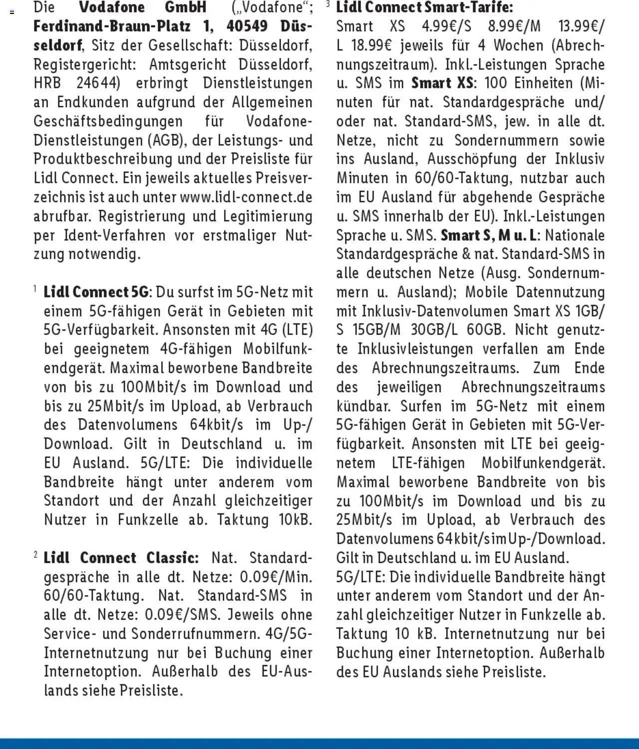 Lidl Tarifübersicht – gültig ab 01.01.2025 | Seite: 14