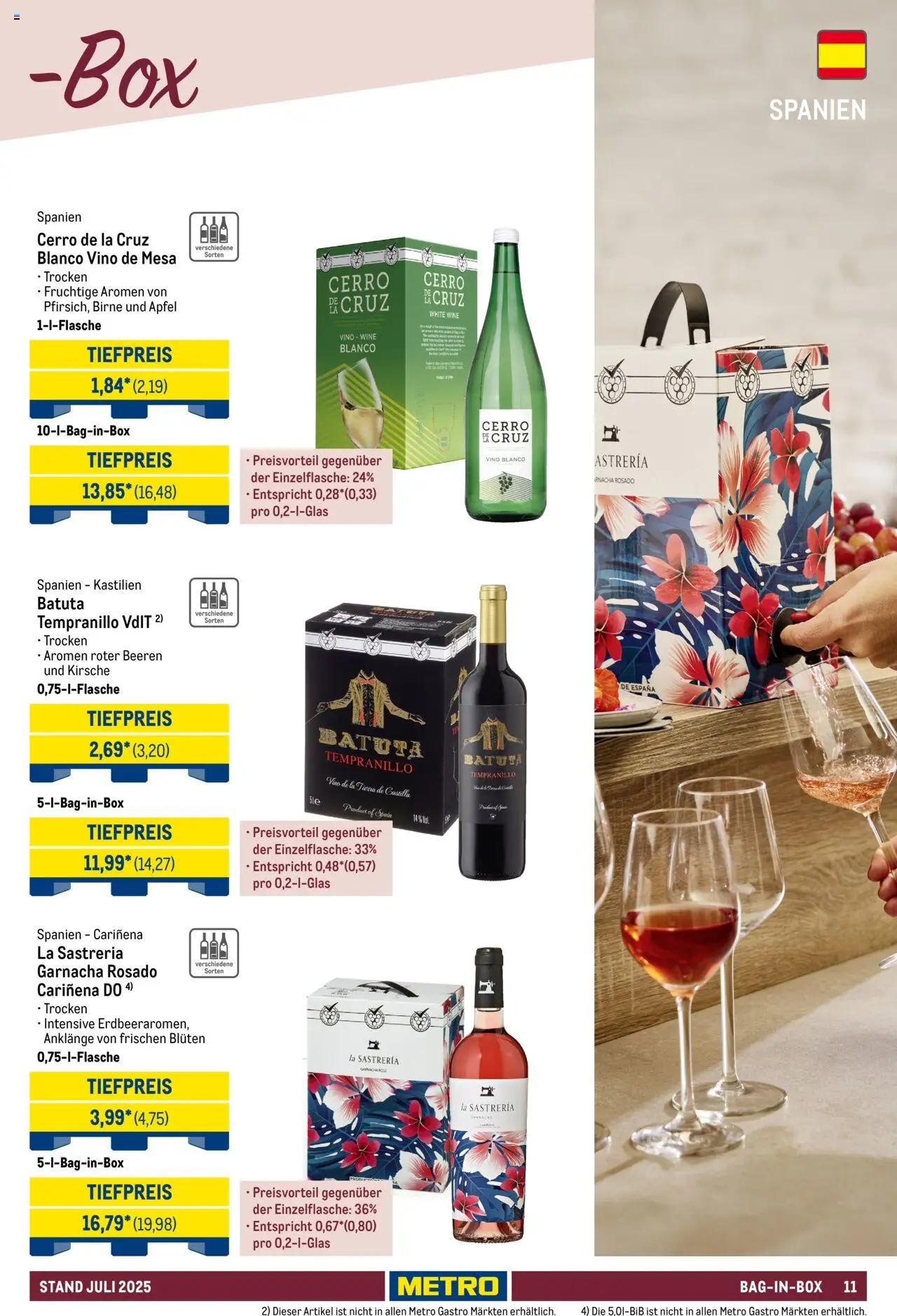 Metro - Hauswein Katalog – gültig ab 01.07.2025 | Seite: 11 | Produkte: Box, Äpfel, Birne