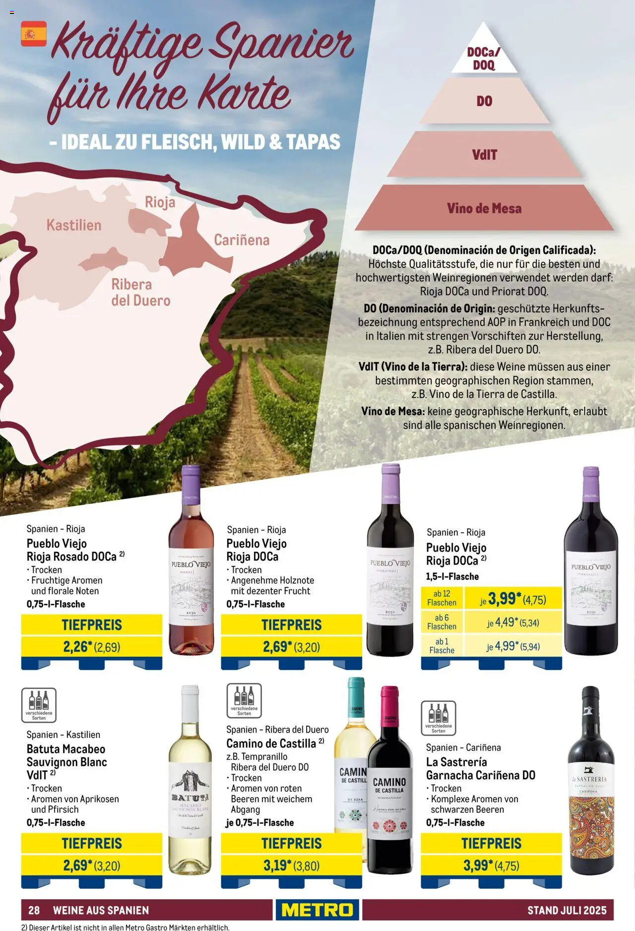 Metro - Hauswein Katalog – gültig ab 01.07.2025 | Seite: 28 | Produkte: Pfirsich