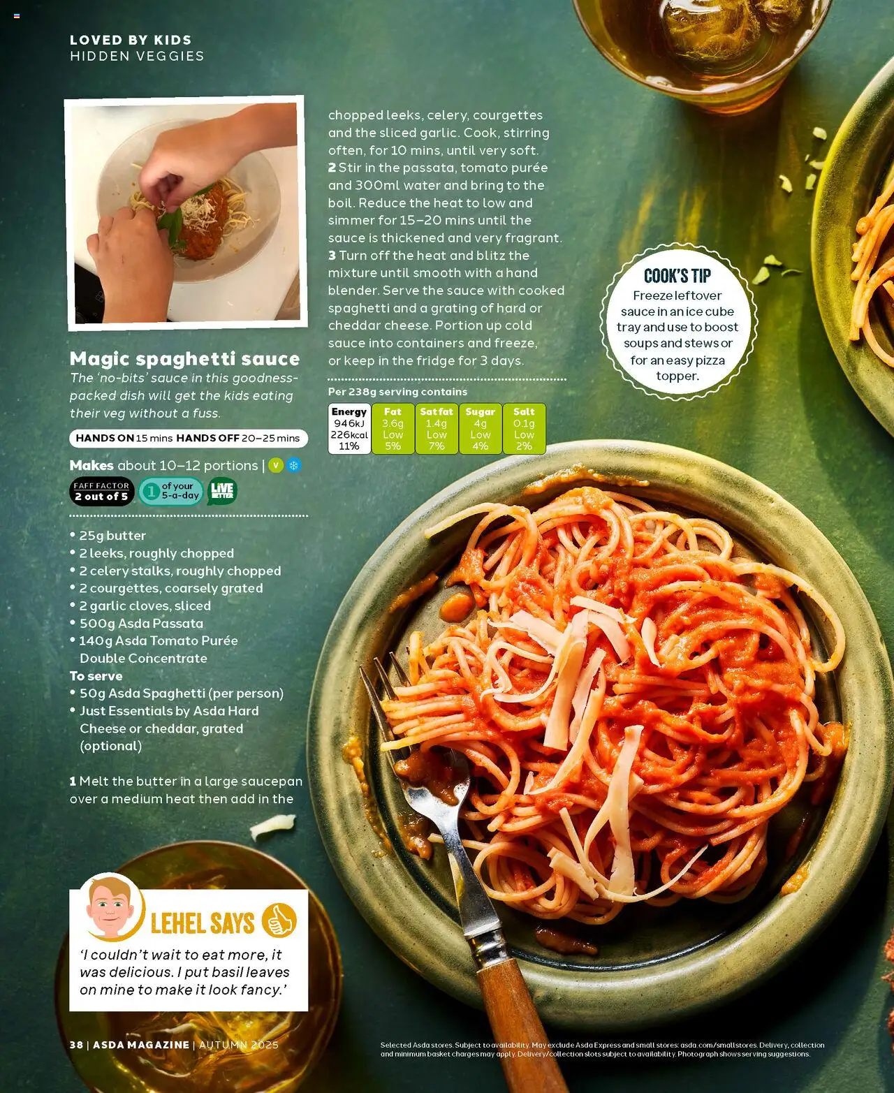  | Page: 38 | Products: Sauce, Garlic, Saucepan, Butter