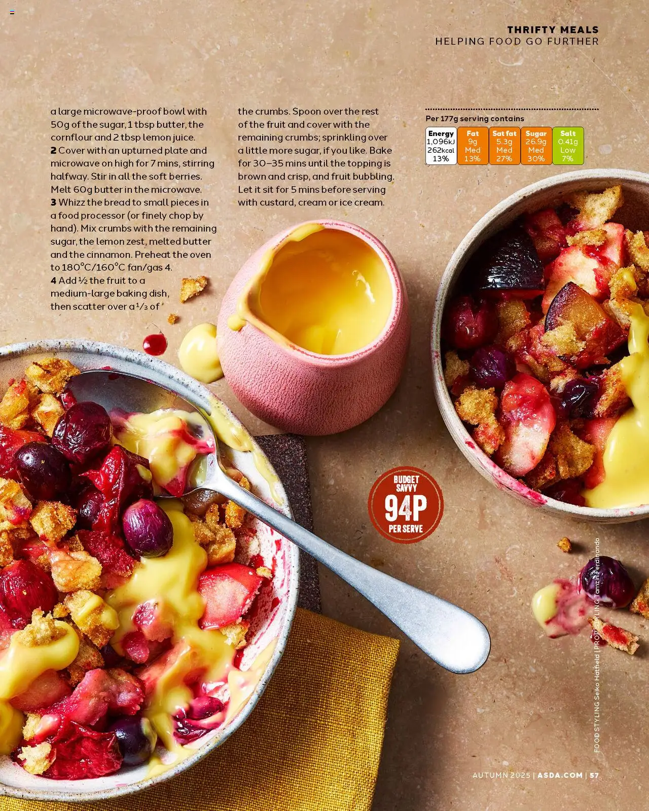  | Page: 57 | Products: Microwave, Cream, The oven, Bowl
