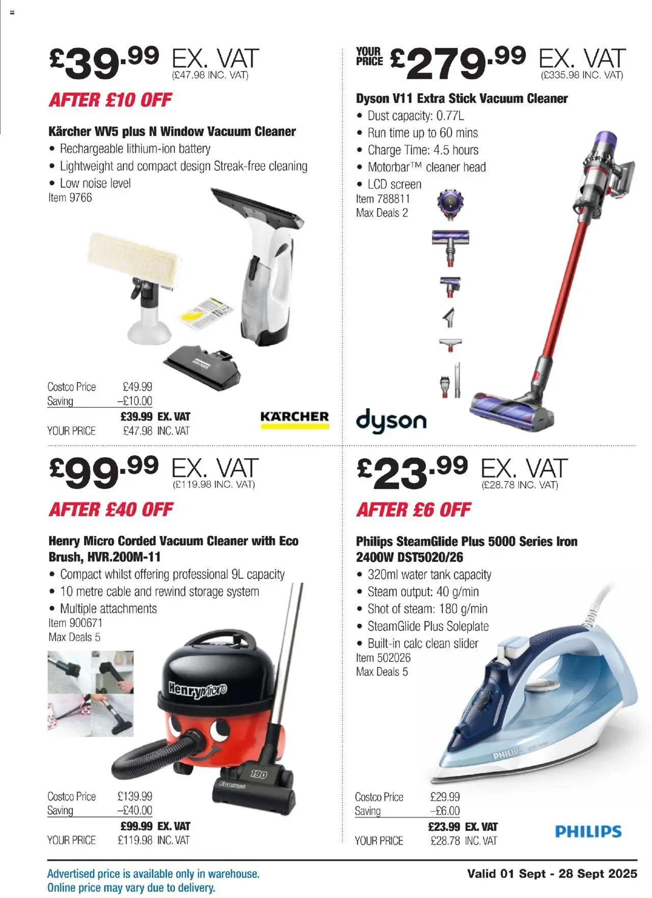  | Page: 3 | Products: Battery, Sac de boxe, Vacuum cleaner, Iron