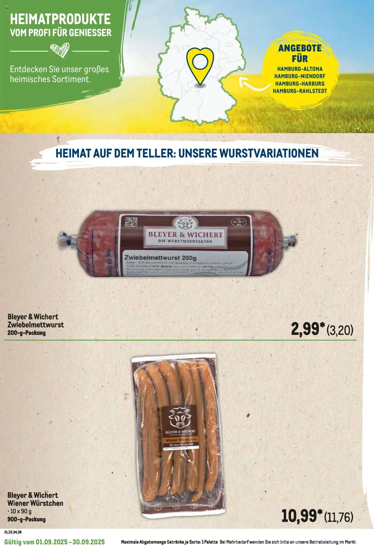 Metro Regionaler Flyer – gültig ab 01.09.2025 | Seite: 26 | Produkte: Wiener wurstchen