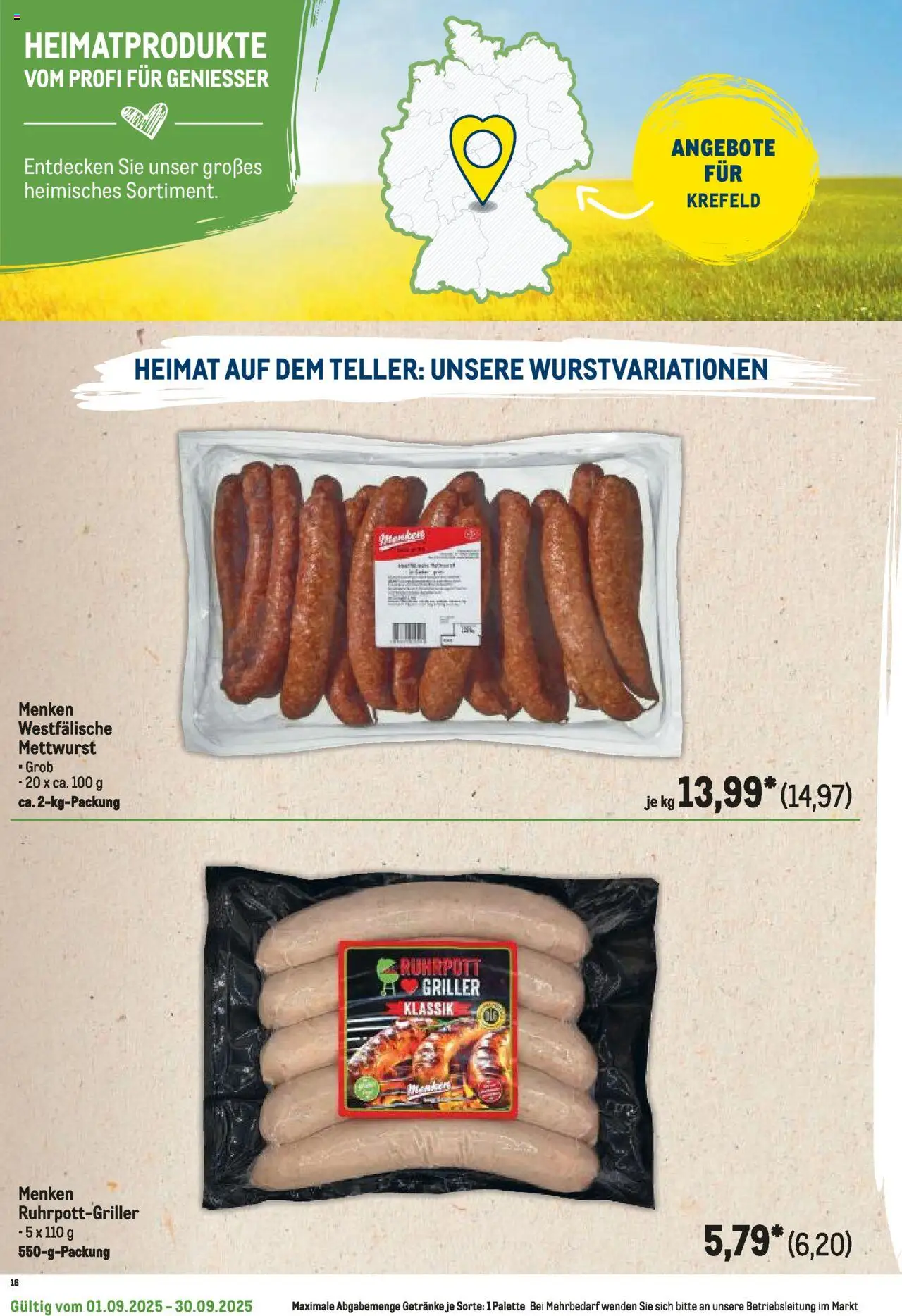Metro Regionaler Flyer – gültig ab 01.09.2025 | Seite: 50 | Produkte: Griller