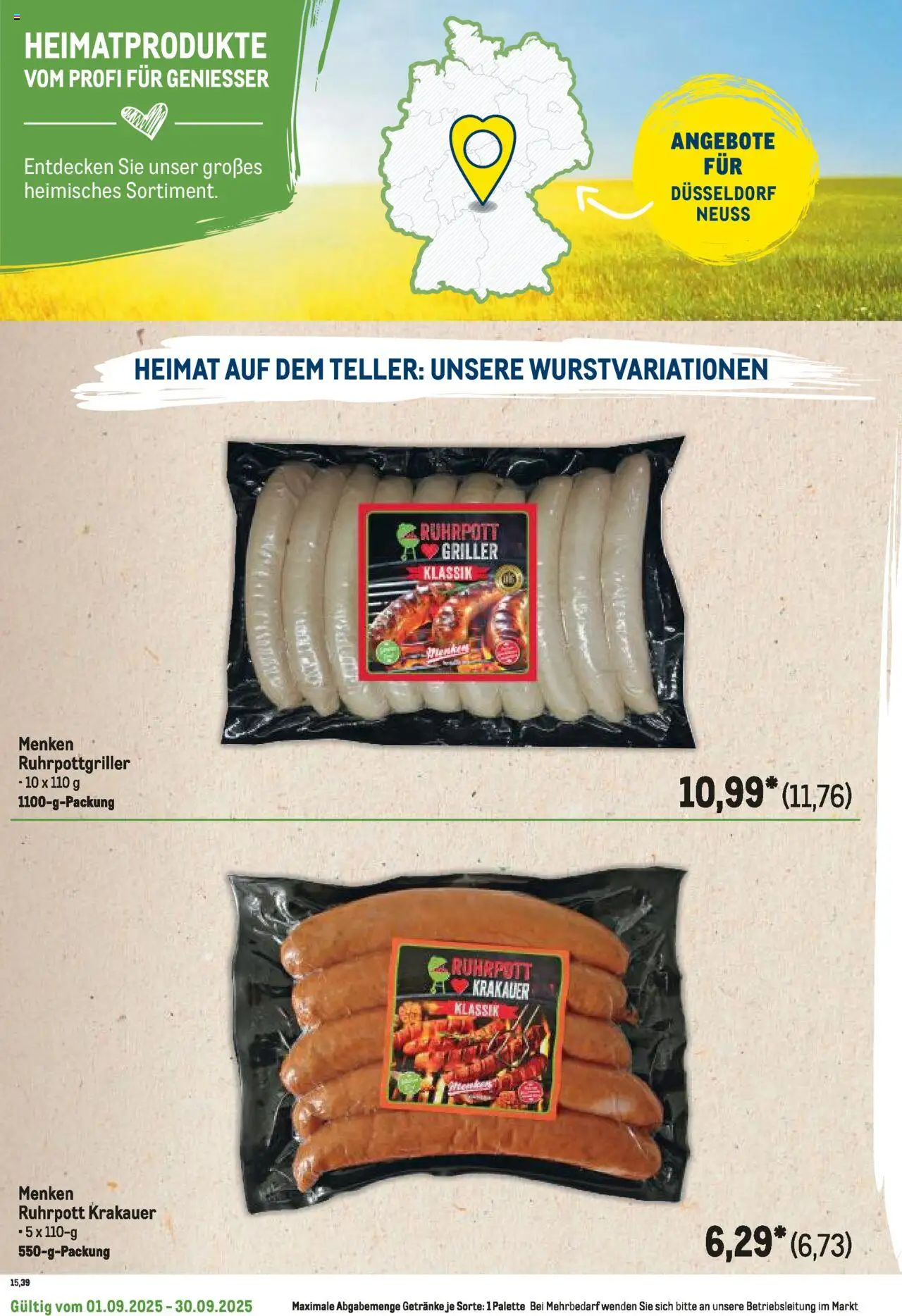Metro Regionaler Flyer – gültig ab 01.09.2025 | Seite: 70 | Produkte: Griller