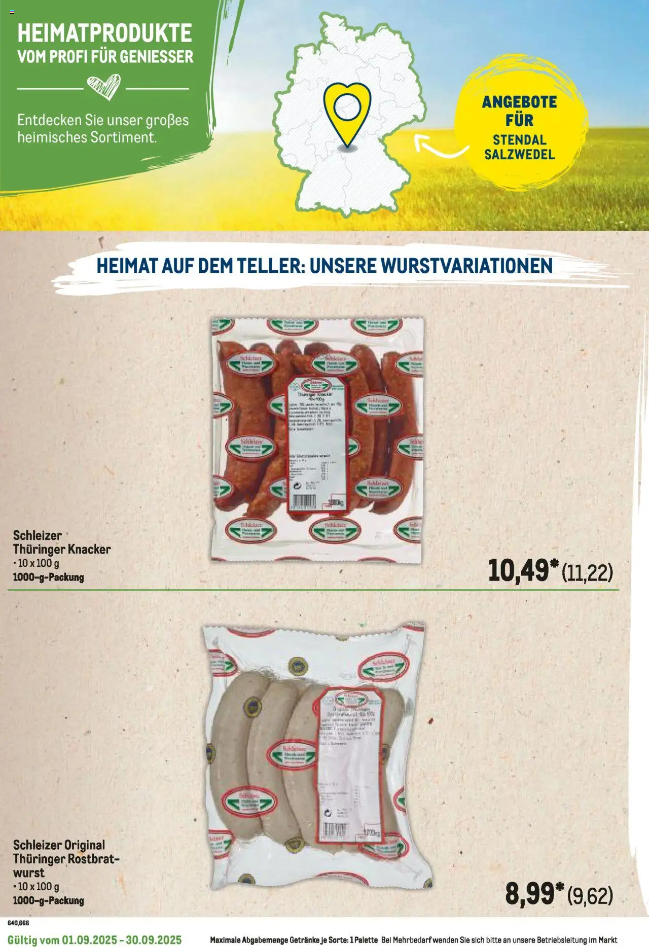 Metro Regionaler Flyer – gültig ab 01.09.2025 | Seite: 78 | Produkte: Wurst
