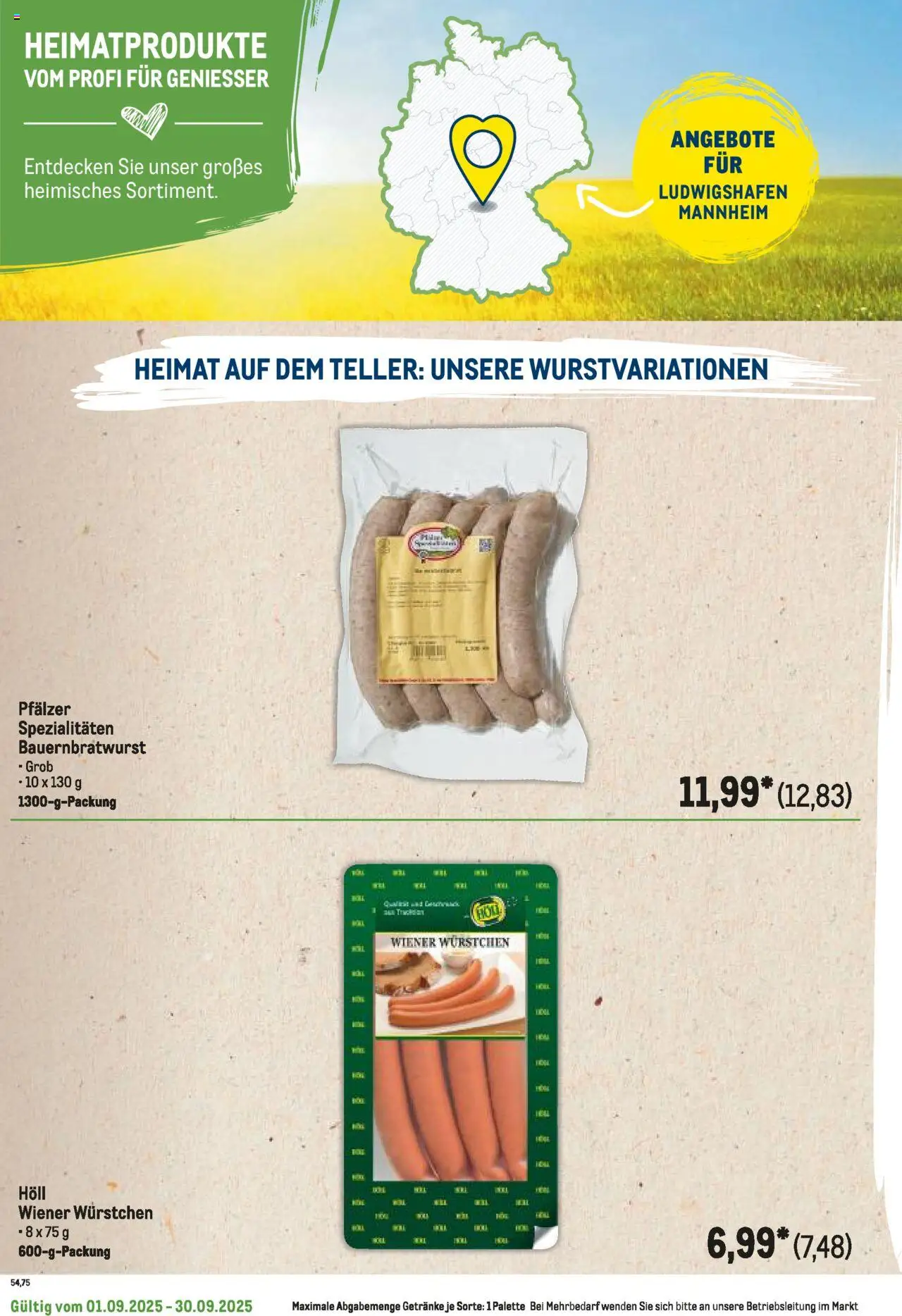 Metro Regionaler Flyer – gültig ab 01.09.2025 | Seite: 94 | Produkte: Wiener wurstchen