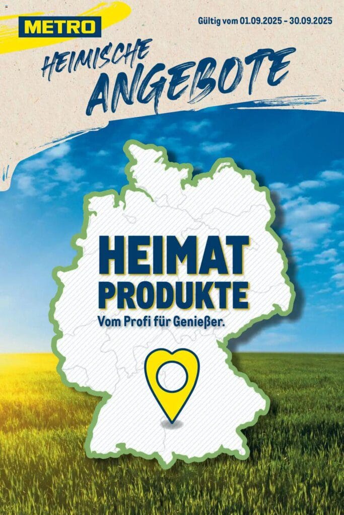 Metro Regionaler Flyer (ab 01.09.2025) zum Blättern