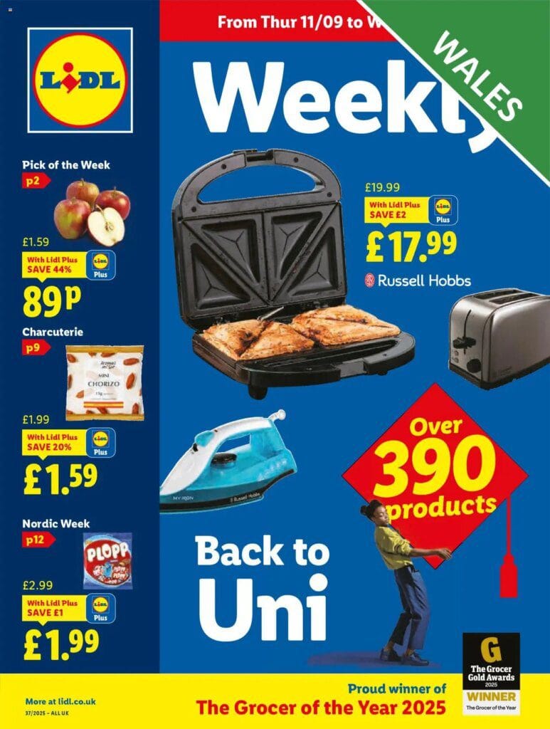 Lidl – Lidl Weekly Wales (11/09/2025 – 17/09/2025) – Offers Online
