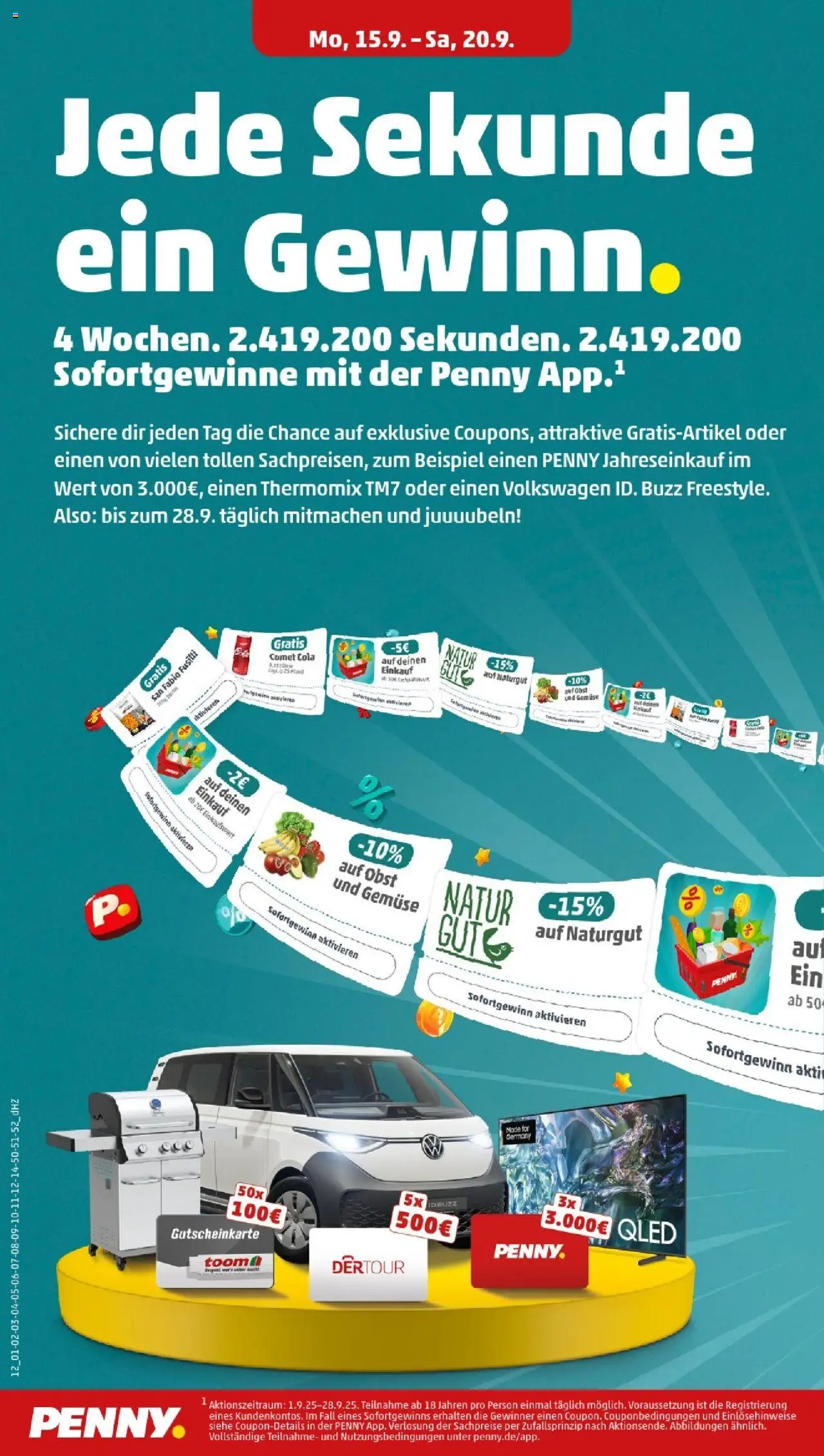 Penny - Nordrhein - Westfalen – gültig ab 15.09.2025 | Seite: 12 | Produkte: Cola, Gemüse, Obst