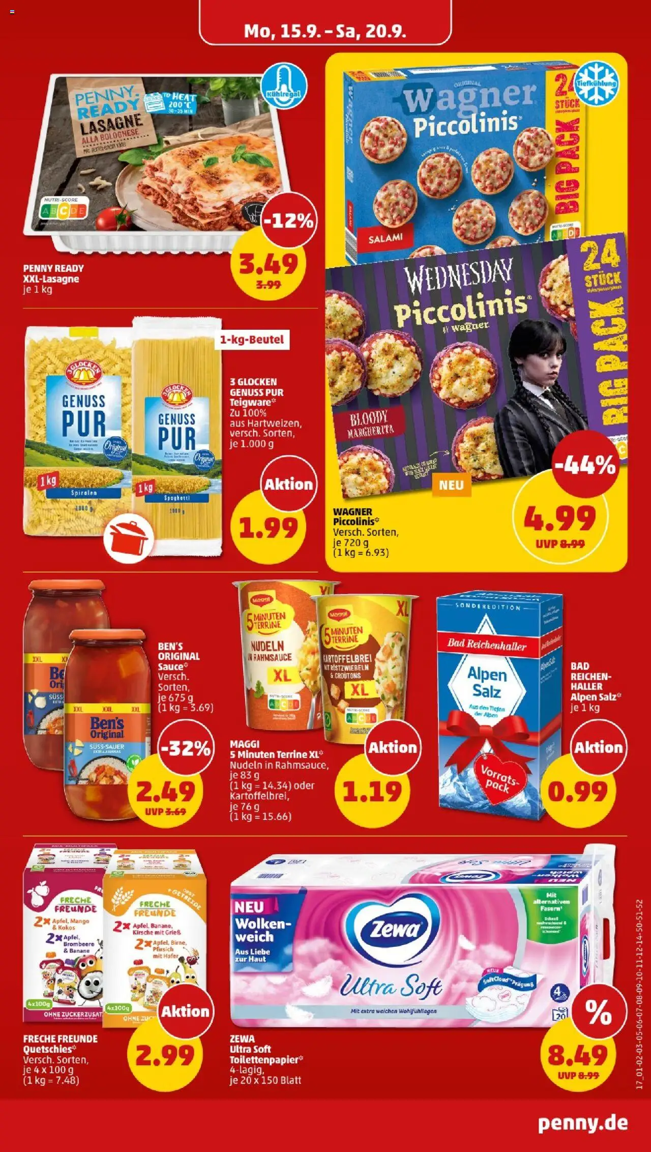 Penny - Nordrhein - Westfalen – gültig ab 15.09.2025 | Seite: 17 | Produkte: Bad, Zewa, Mango, Toilettenpapier