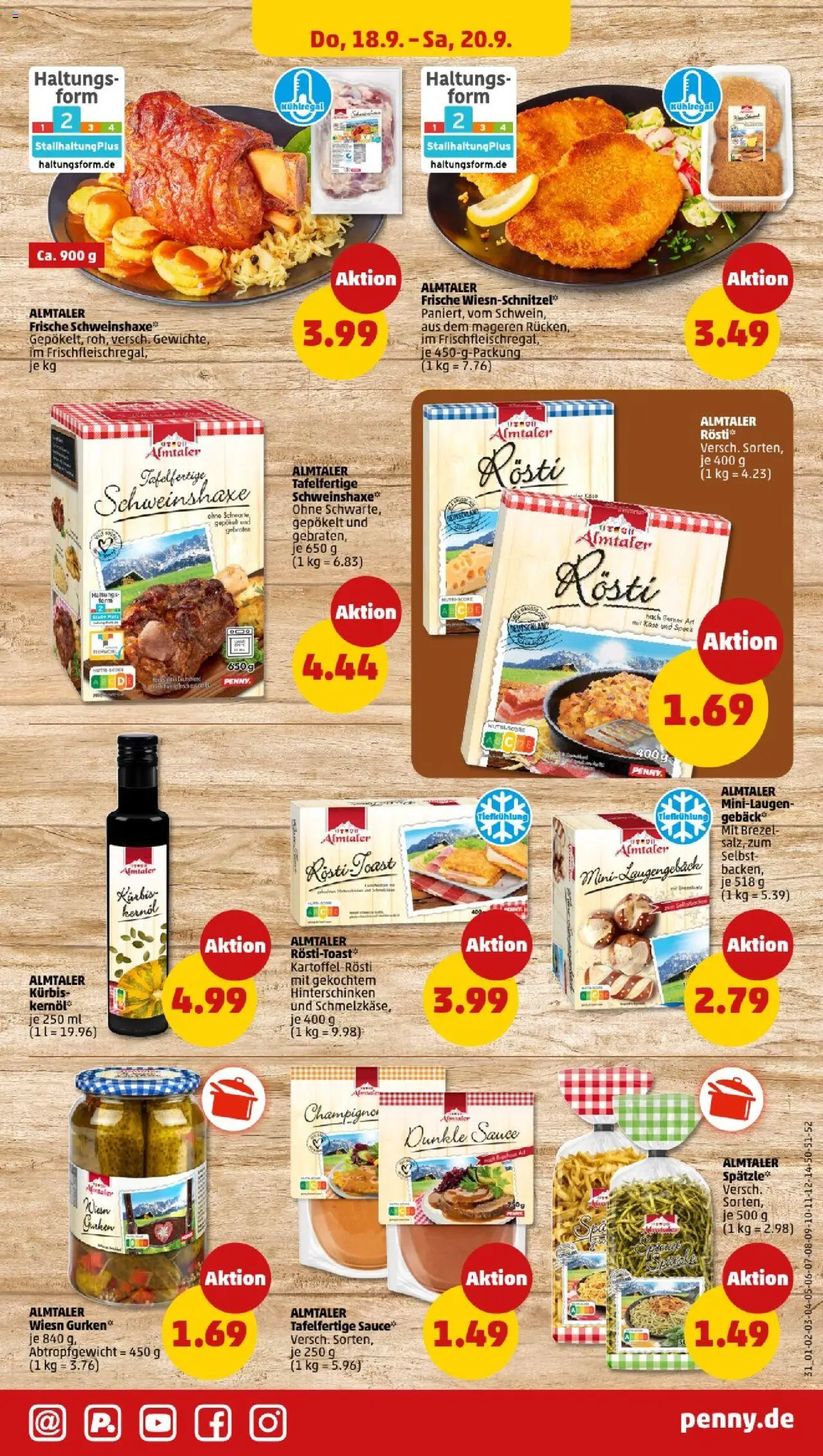 Penny - Nordrhein - Westfalen – gültig ab 15.09.2025 | Seite: 33 | Produkte: Käse, Kürbis, Gurken