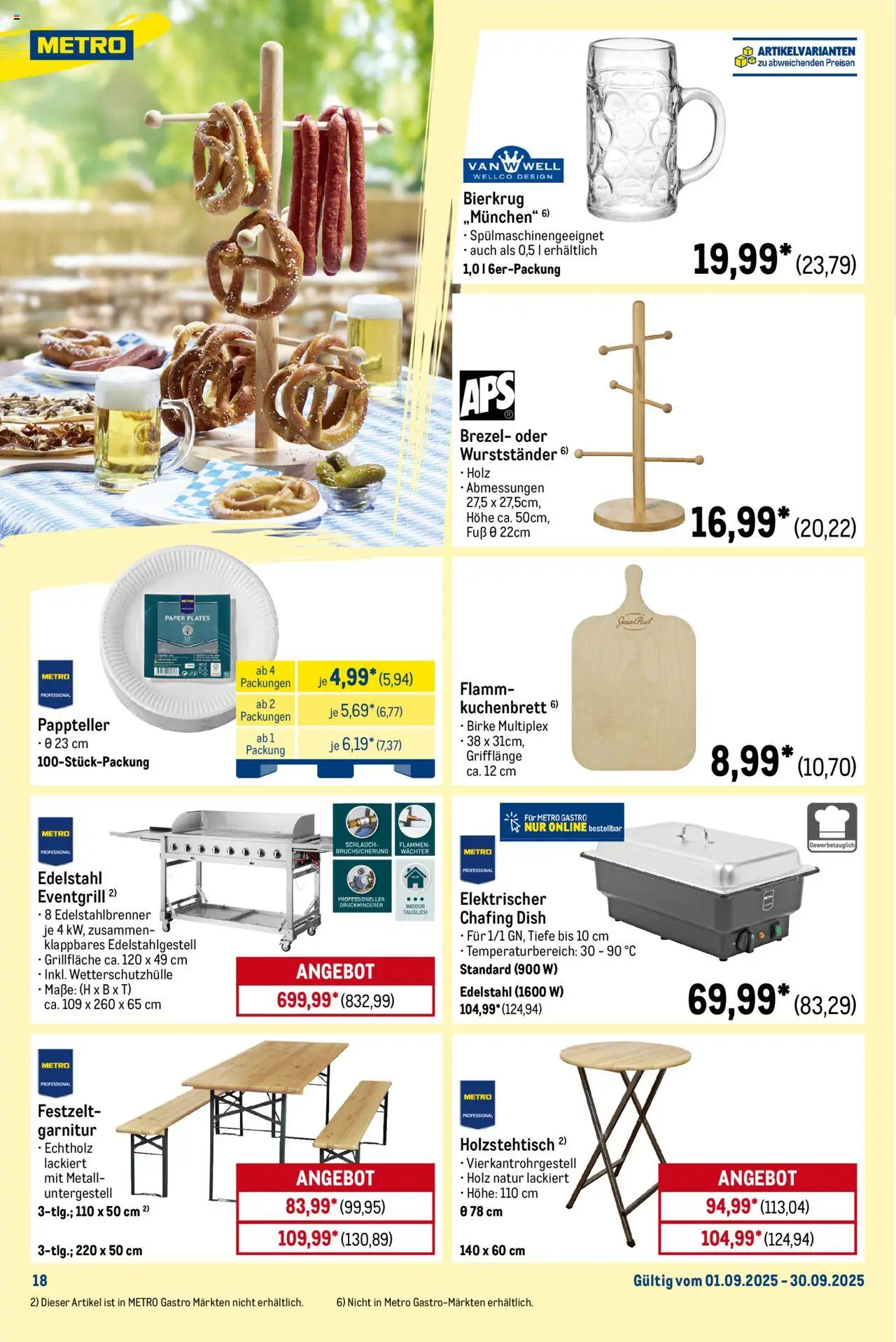 Metro Monats-Menü – gültig ab 01.09.2025 | Seite: 18