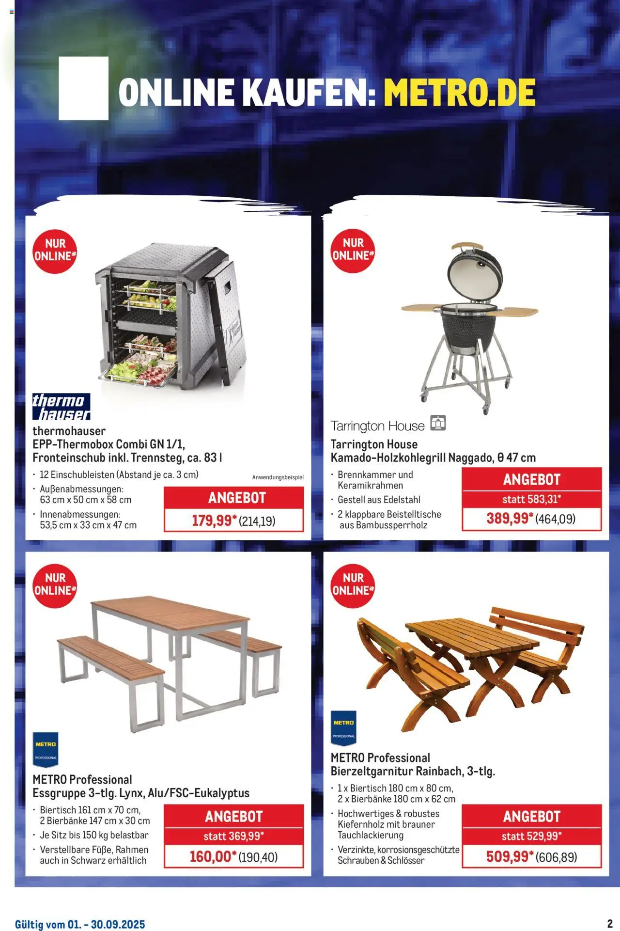 Metro Monats-Menü – gültig ab 01.09.2025 | Seite: 21 | Produkte: Essgruppe