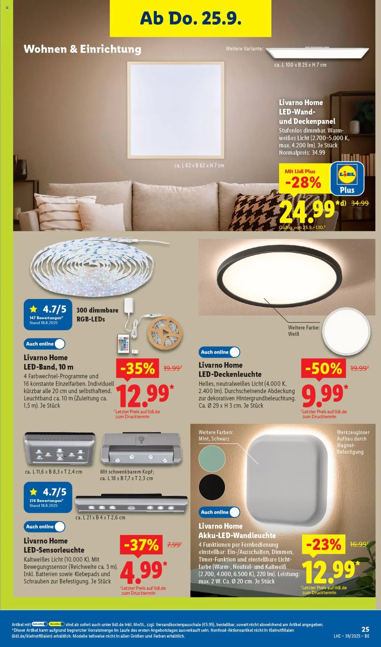 Lidl Prospekt Zossen – gültig ab 22.09.2025 | Seite: 23 | Produkte: Batterien
