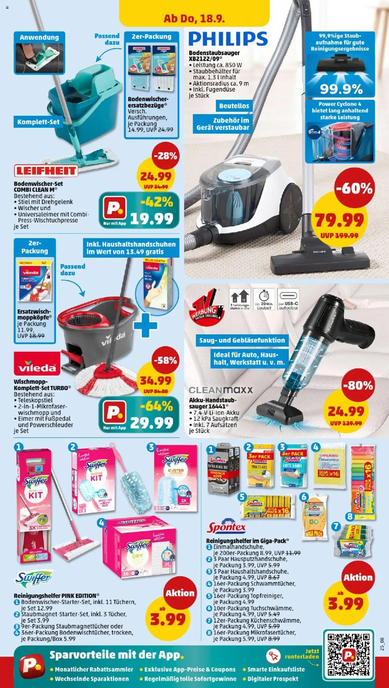 Penny - Niedersachsen  – gültig ab 15.09.2025 | Seite: 27 | Produkte: Philips, Gin, Swiffer