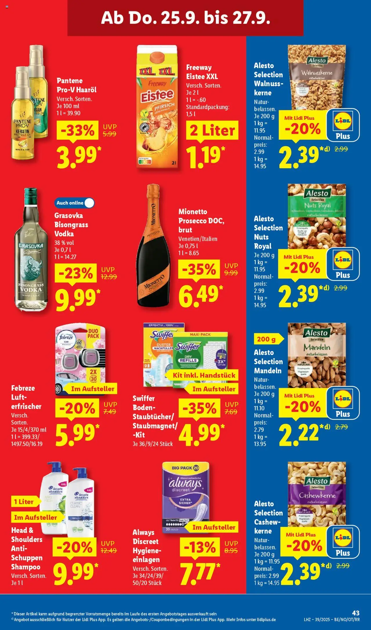 Lidl Prospekt Zossen – gültig ab 22.09.2025 | Seite: 59 | Produkte: Mandeln, Shampoo, Haaröl, Swiffer