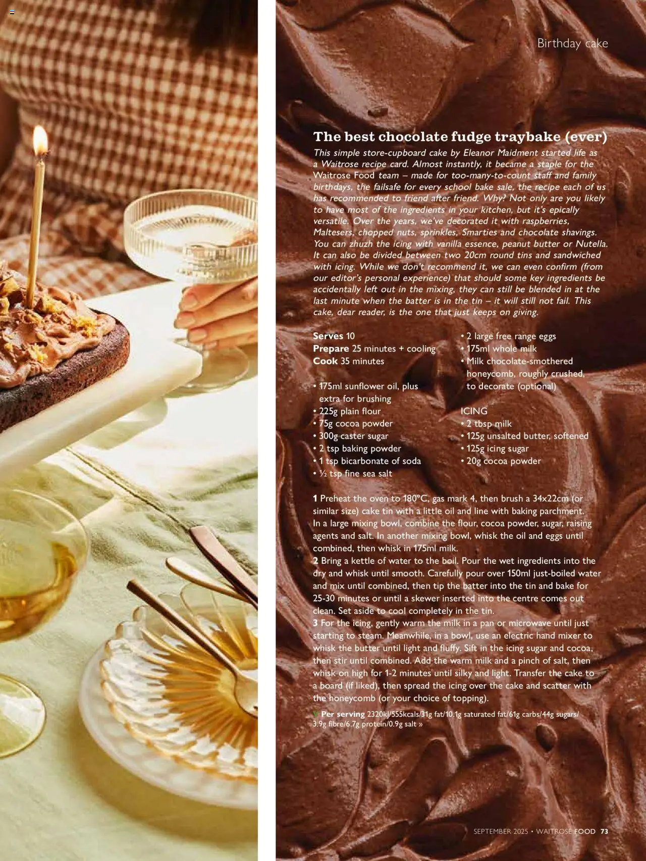  | Page: 73 | Products: Microwave, Eggs, Papier carton, Fudge
