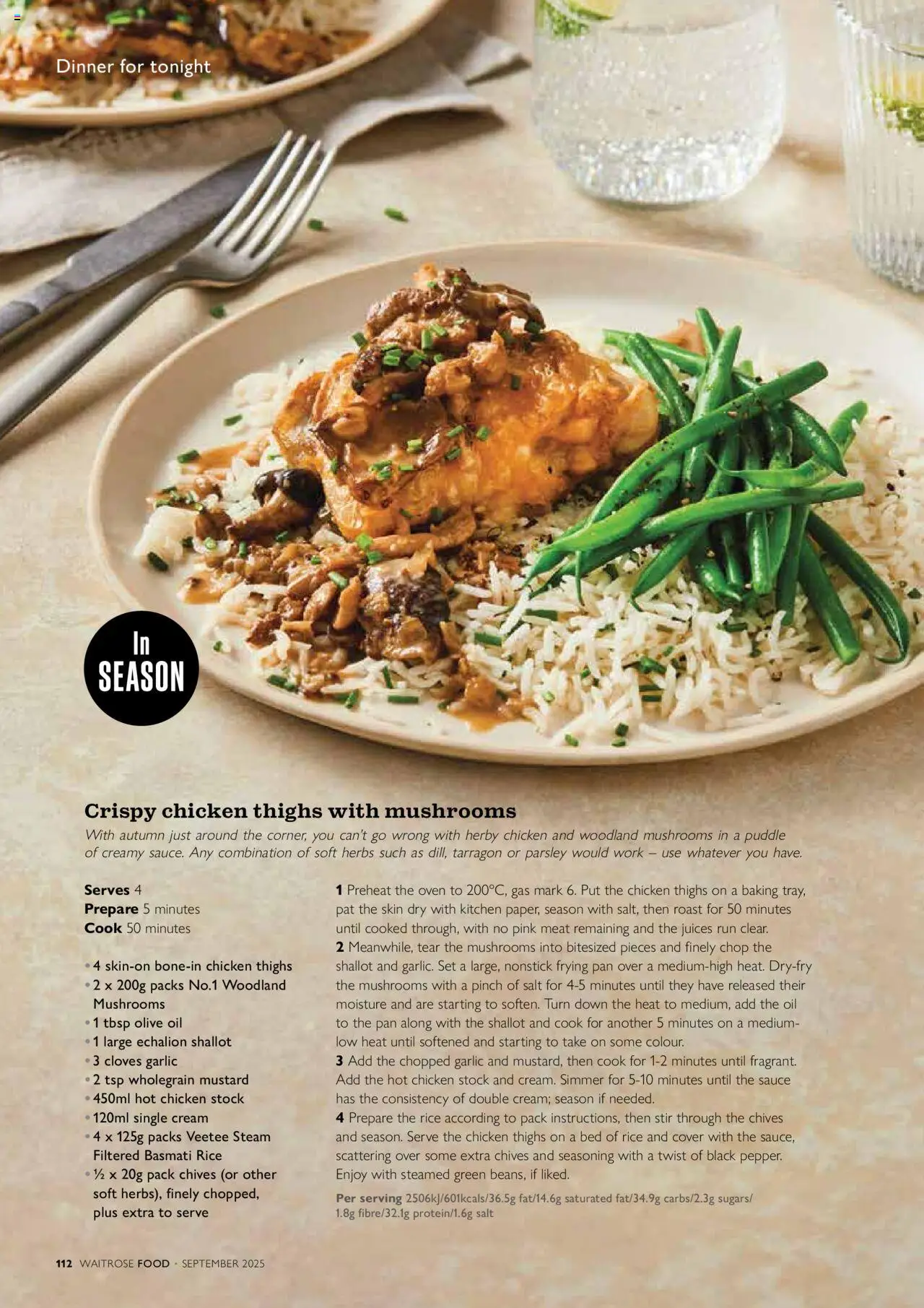  | Page: 112 | Products: Sauce, Chicken, Rice, Oven
