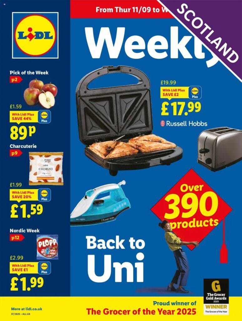 Lidl – Lidl Weekly Scotland (11/09/2025 – 17/09/2025) – Offers Online