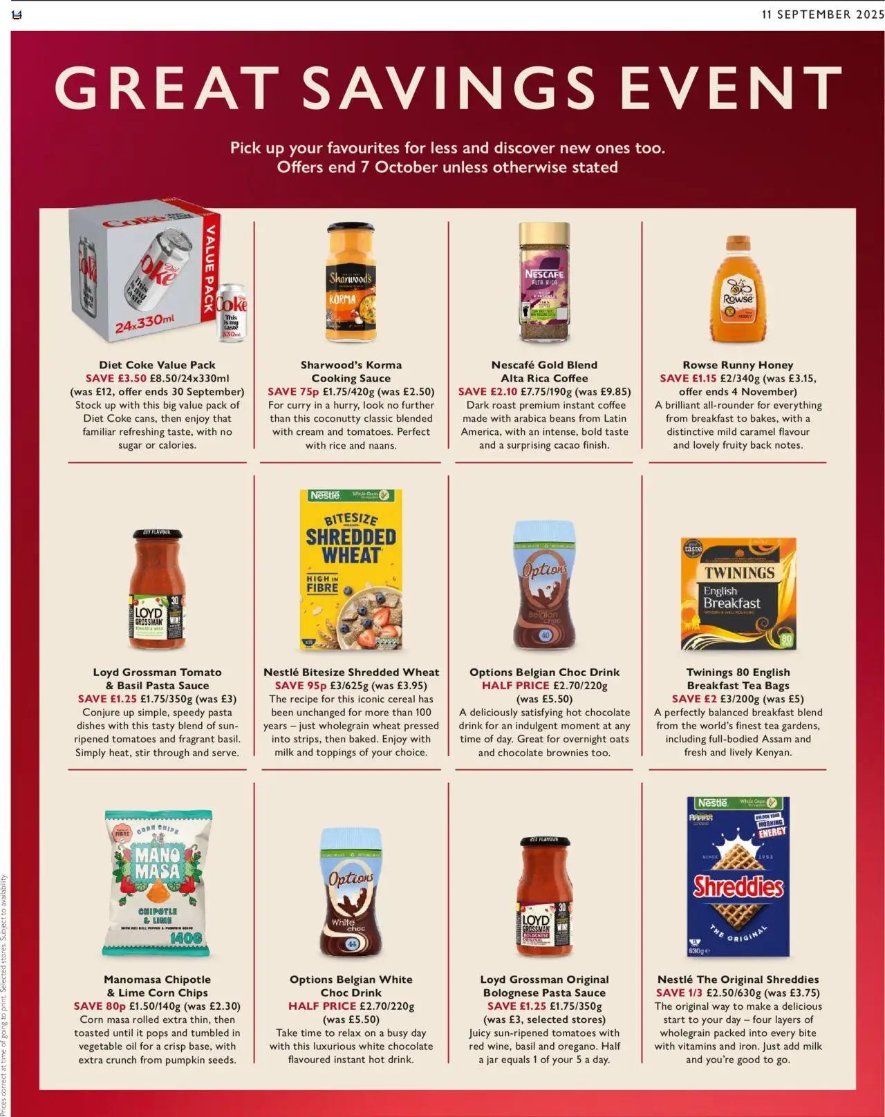  | Page: 14 | Products: Coffee, Tea, Pasta, Papier carton