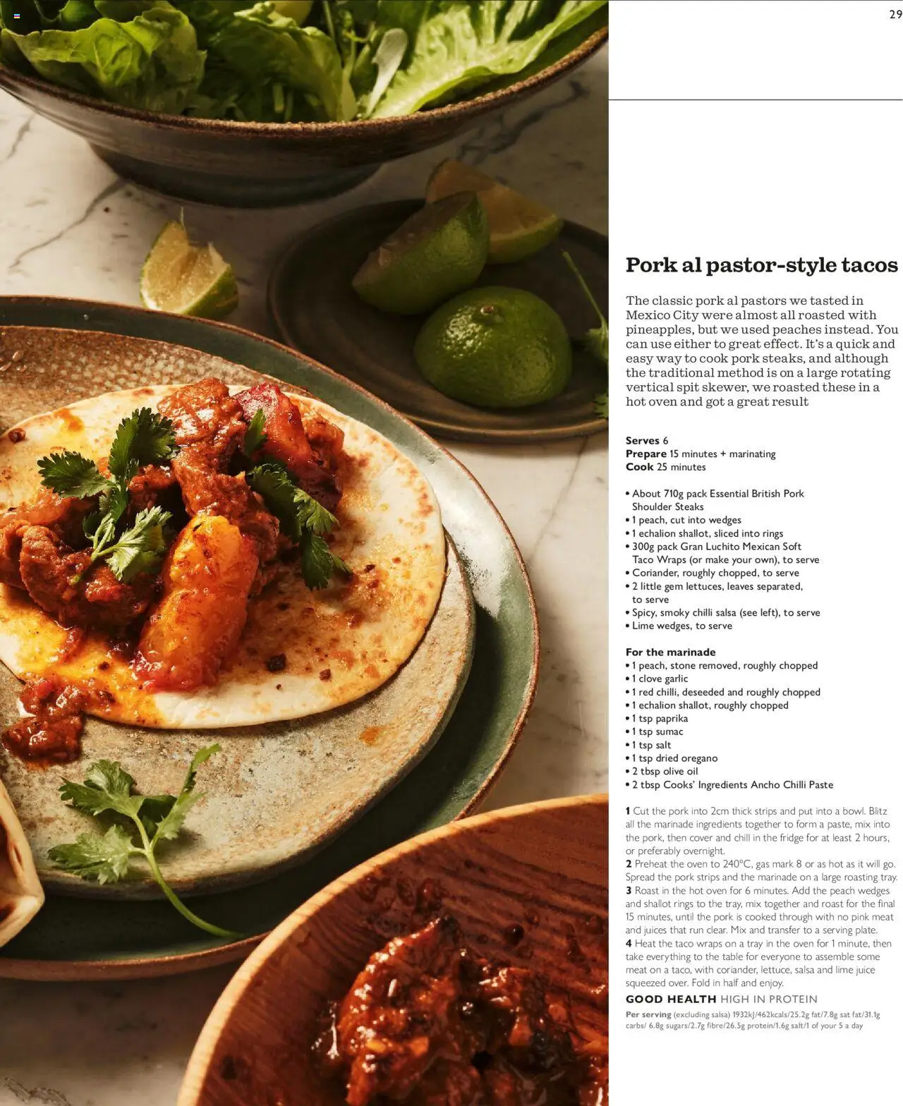  | Page: 29 | Products: Olive oil, Garlic, Juice, Pork