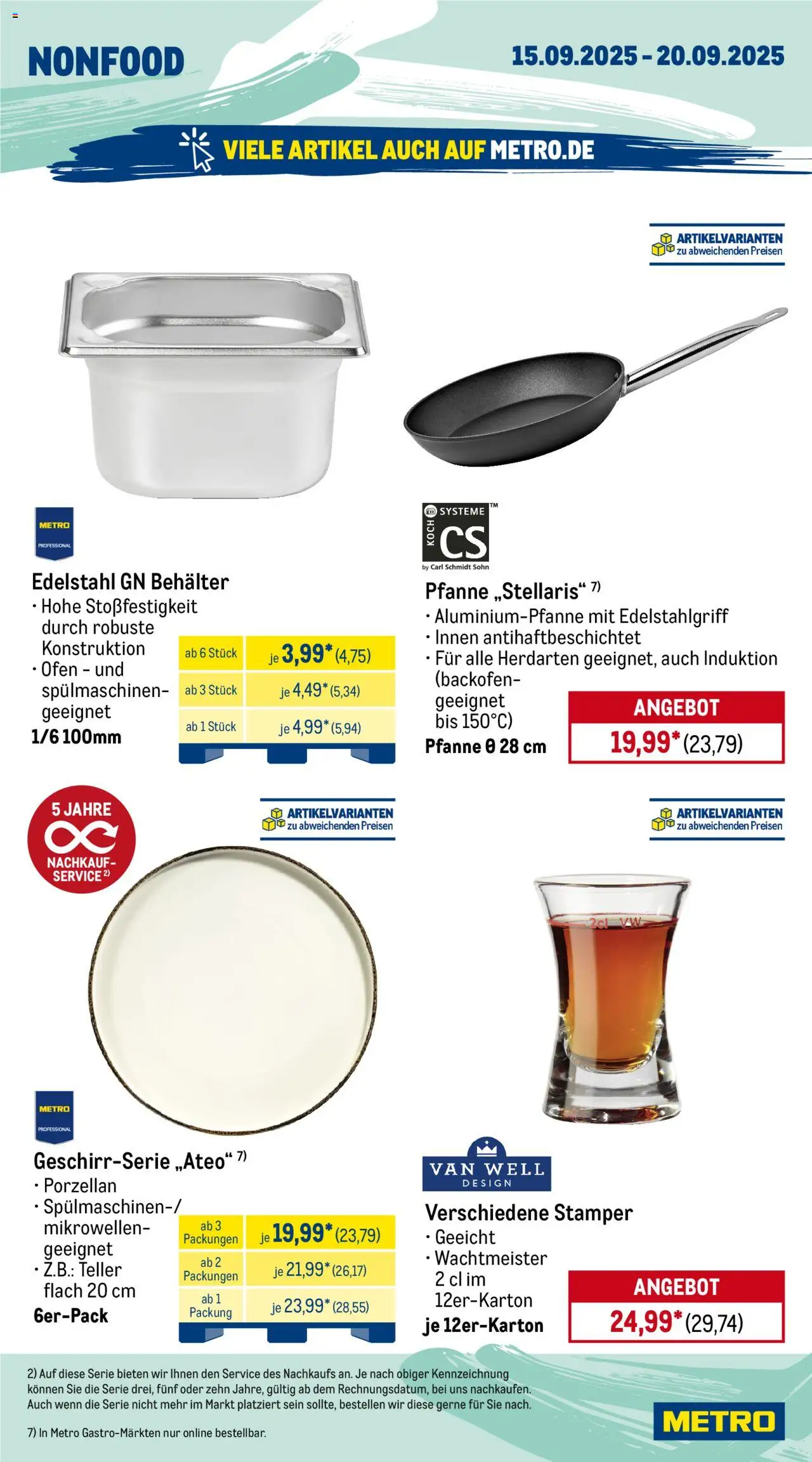 Metro Wochen-Angebote Gastro – gültig ab 15.09.2025 | Seite: 19 | Produkte: Ofen, Backofen