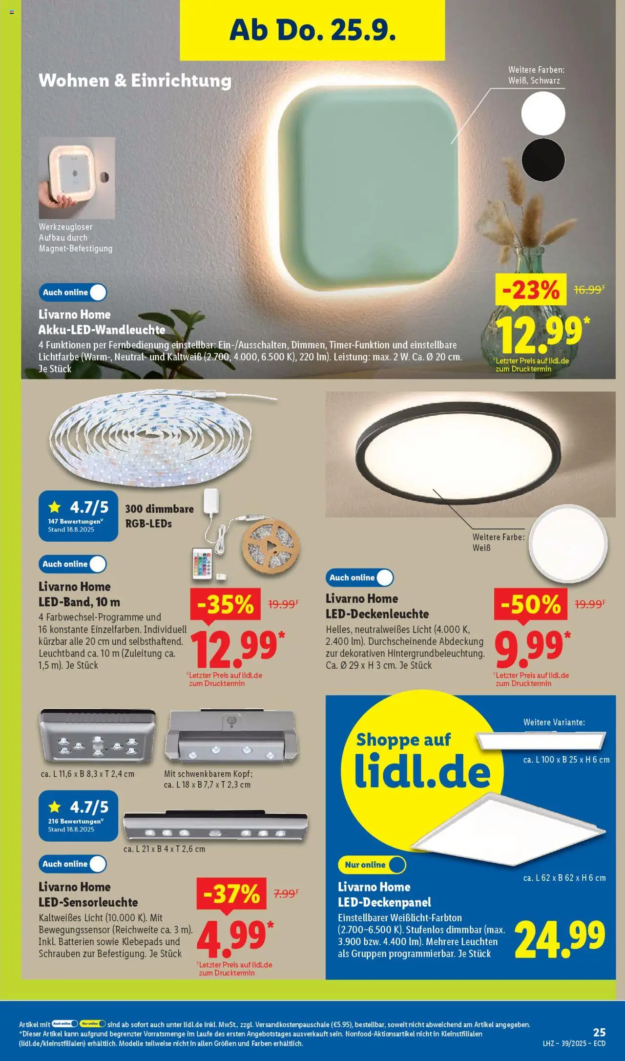 Lidl Prospekt 	 – gültig ab 22.09.2025 | Seite: 35 | Produkte: Batterien