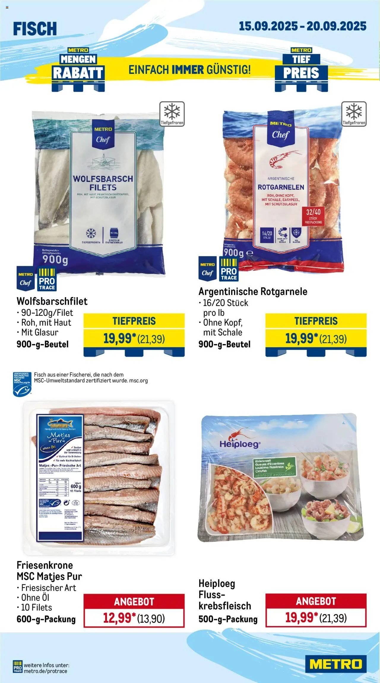 Metro Prospekt 	 – gültig ab 15.09.2025 | Seite: 6 | Produkte: Öl, Fisch