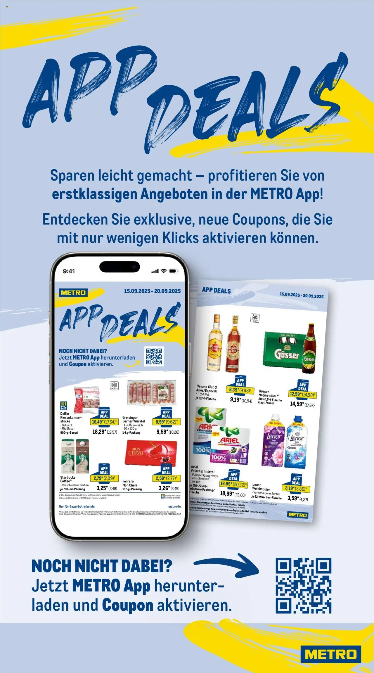 Metro Prospekt 	 – gültig ab 15.09.2025 | Seite: 26 | Produkte: Havana club, Starbucks, Weichspüler, Mon cheri