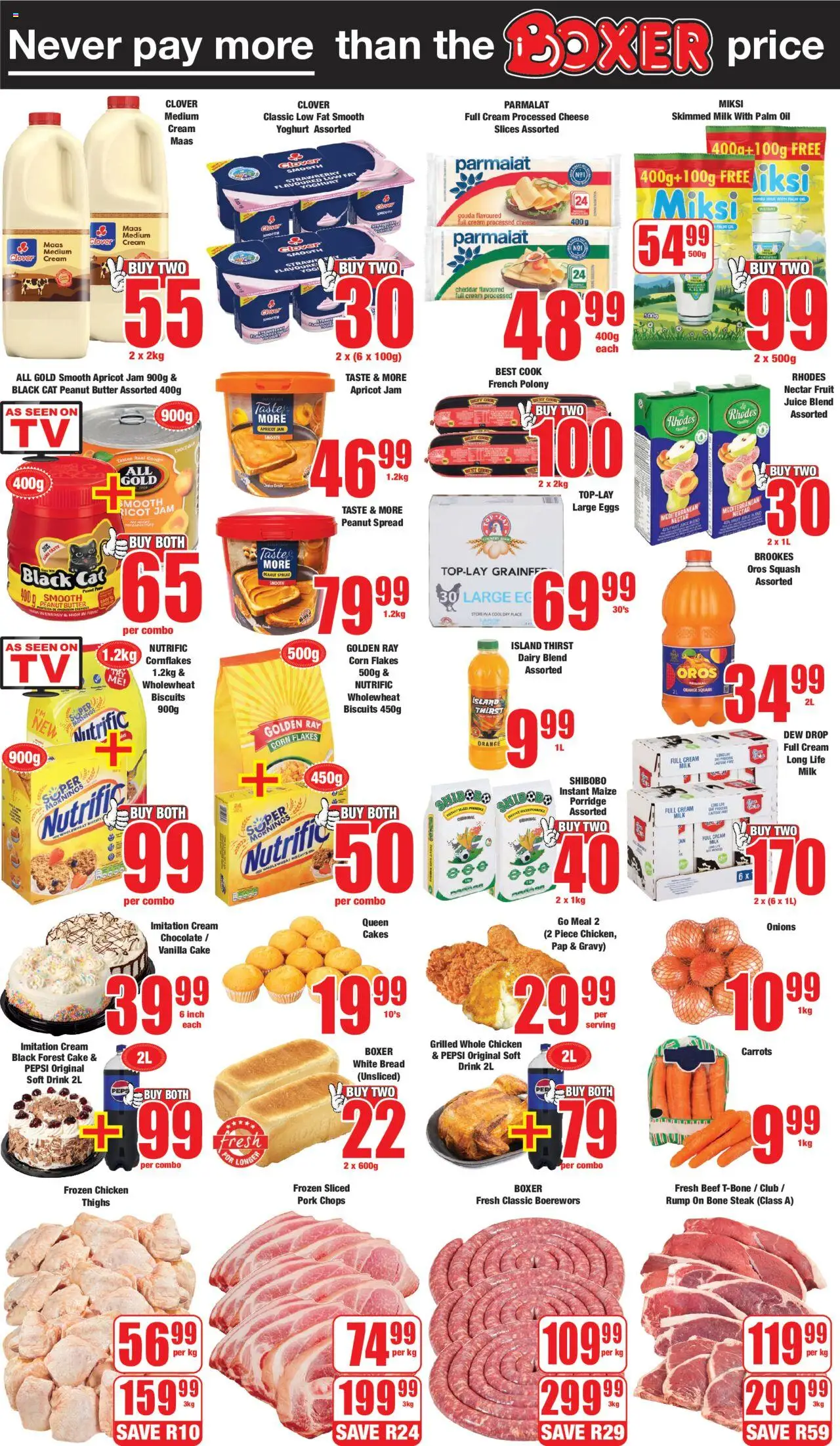 New Boxer catalogue – valid from 08.09.2025 | Page: 2 | Products: Eggs, Biscuits, Polony, Chocolate
