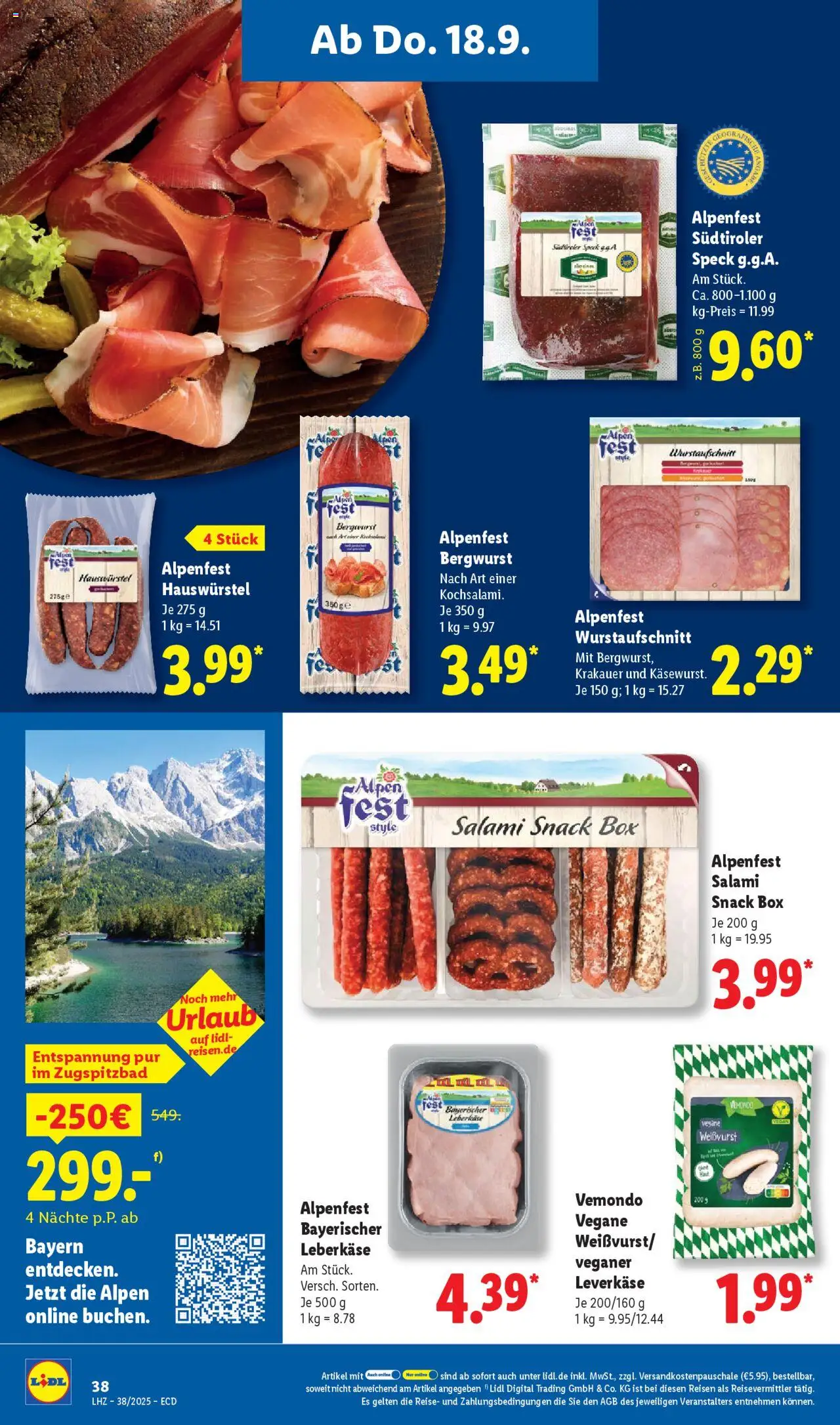 Lidl Prospekt 	 – gültig ab 15.09.2025 | Seite: 54 | Produkte: Box, Salami, Leberkase