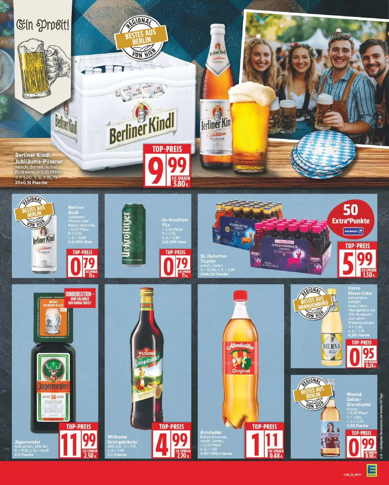 Edeka Prospekt 	 – gültig ab 15.09.2025 | Seite: 3 | Produkte: Berliner, Wilthener gebirgskrauter, Apple, Dattel