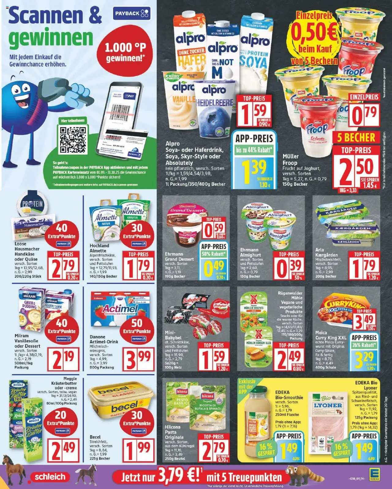 Edeka Prospekt 	 – gültig ab 15.09.2025 | Seite: 9 | Produkte: Butter, Kräuterbutter, Ananas, Pasta
