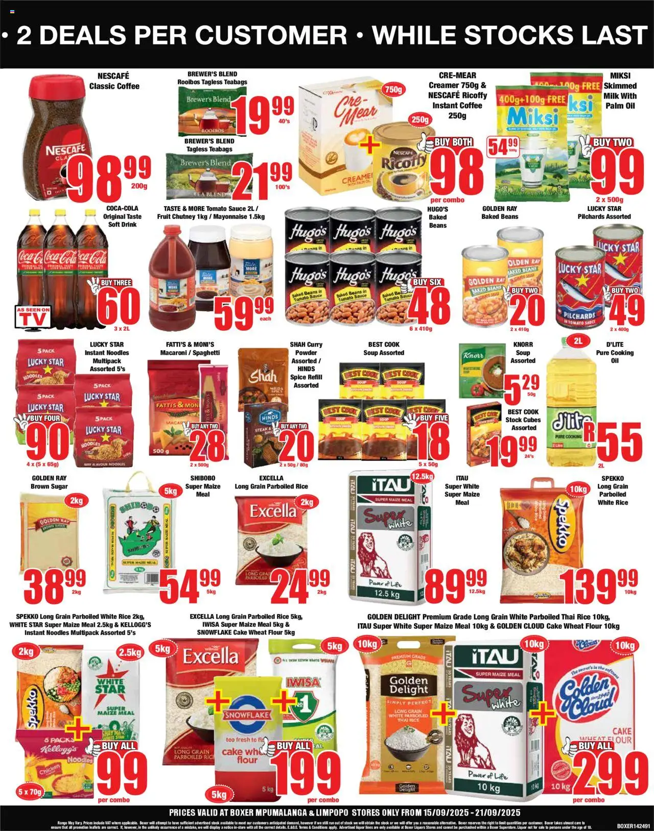 New Boxer catalogue – valid from 15.09.2025 | Page: 3 | Products: Chutney, Tea, Stock, Mayonnaise