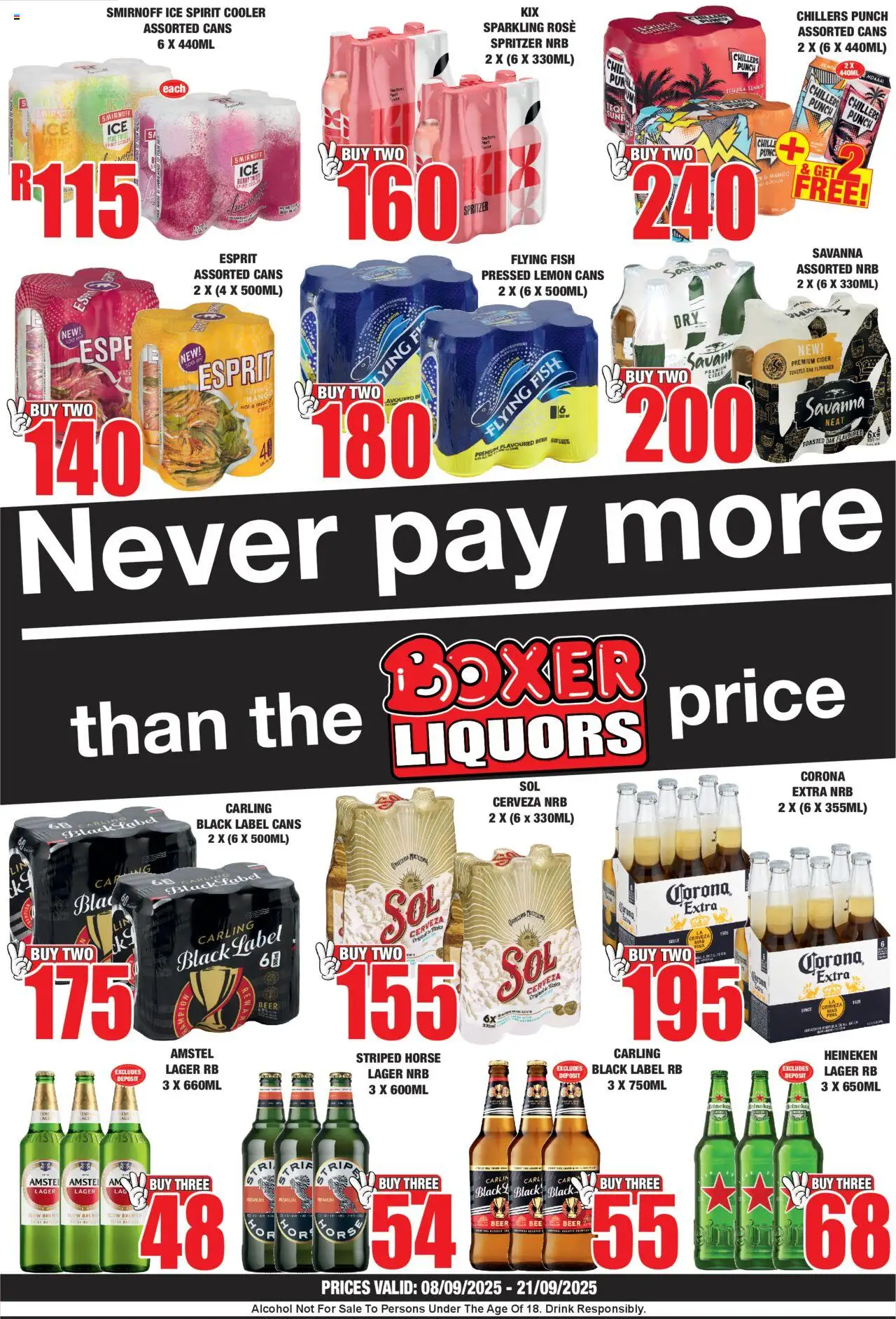 Boxer – Liquor Specials (08/09/2025 – 21/09/2025) Online