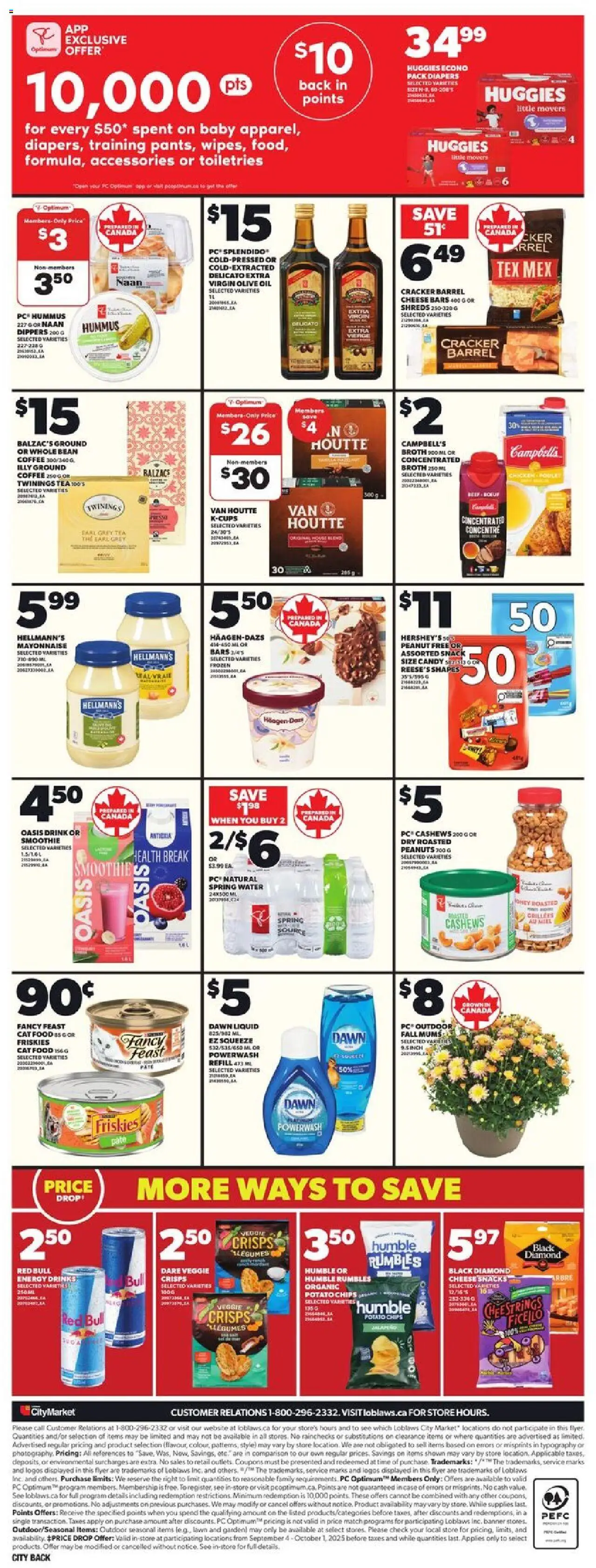 Loblaws flyer valid from Sep 18, 2025 - page number 4