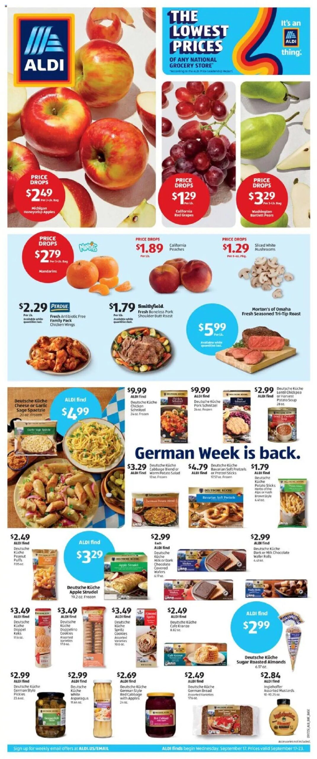 ALDI Weekly Ad from 09/17/2025 🛍️ > Flyer, Sales ad